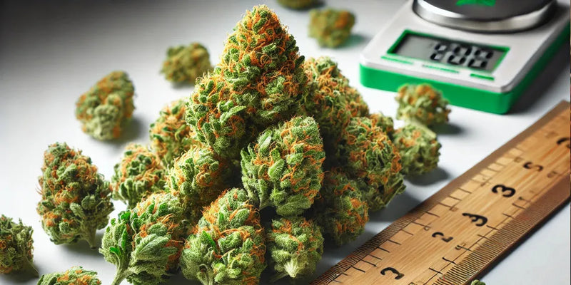 Como é que 2 gramas de erva parecem?