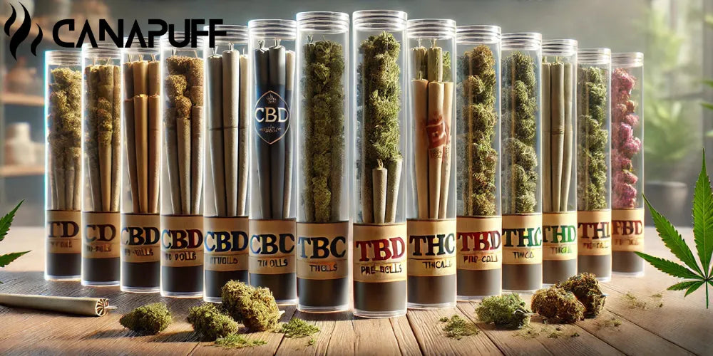 Guia definitivo sobre pré-enrolados: CBD, THC e THCA explicados-Canapuff