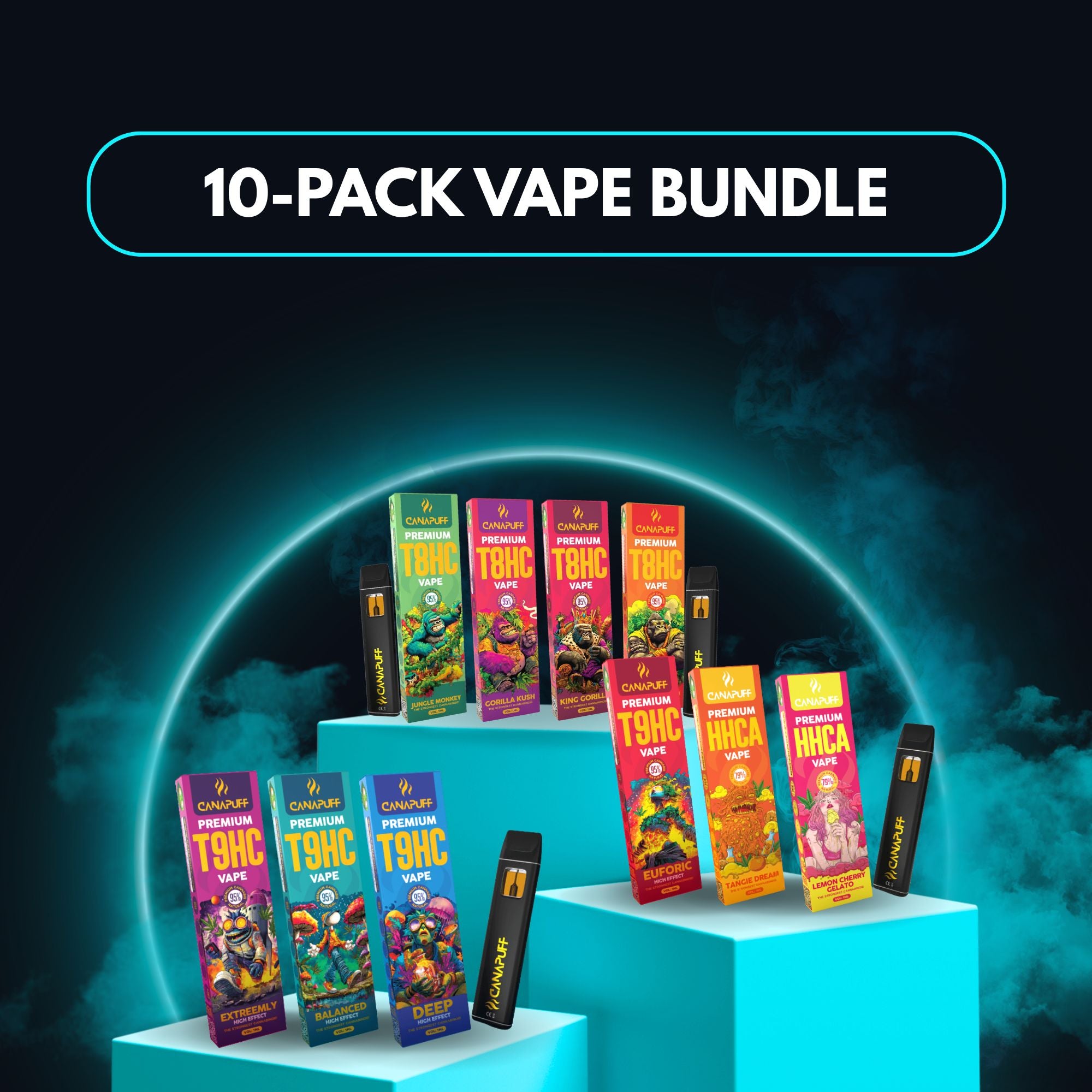Pack de 10 Vape Bundle (10x1ml)