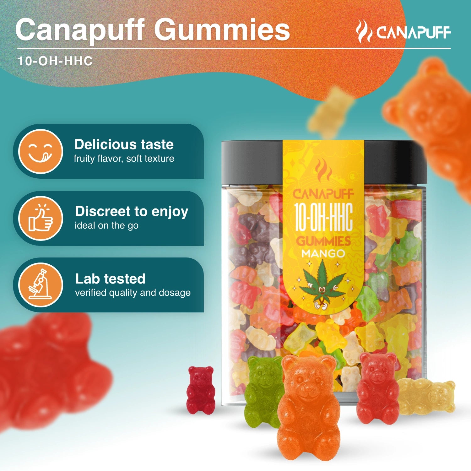 Gomas 10-OH-HHC - Manga - Canapuff