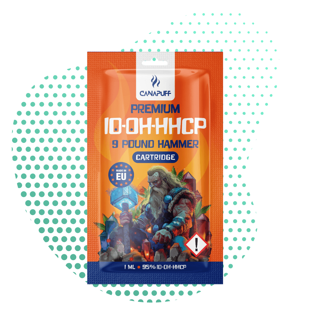Canapuff - 9 Pound Hammer - 10-OH-HHCP 95% - cartucho Canapuff