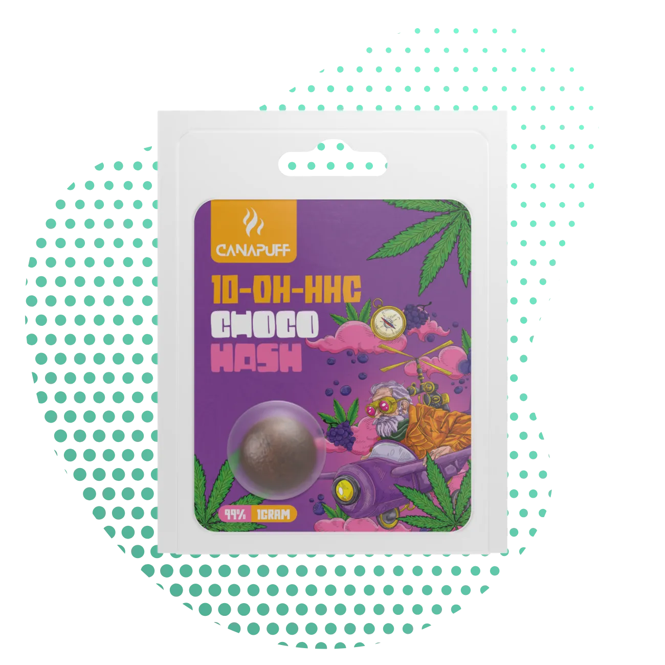 Hash - Choco - 10-OH-HHC 99% - Canapuff