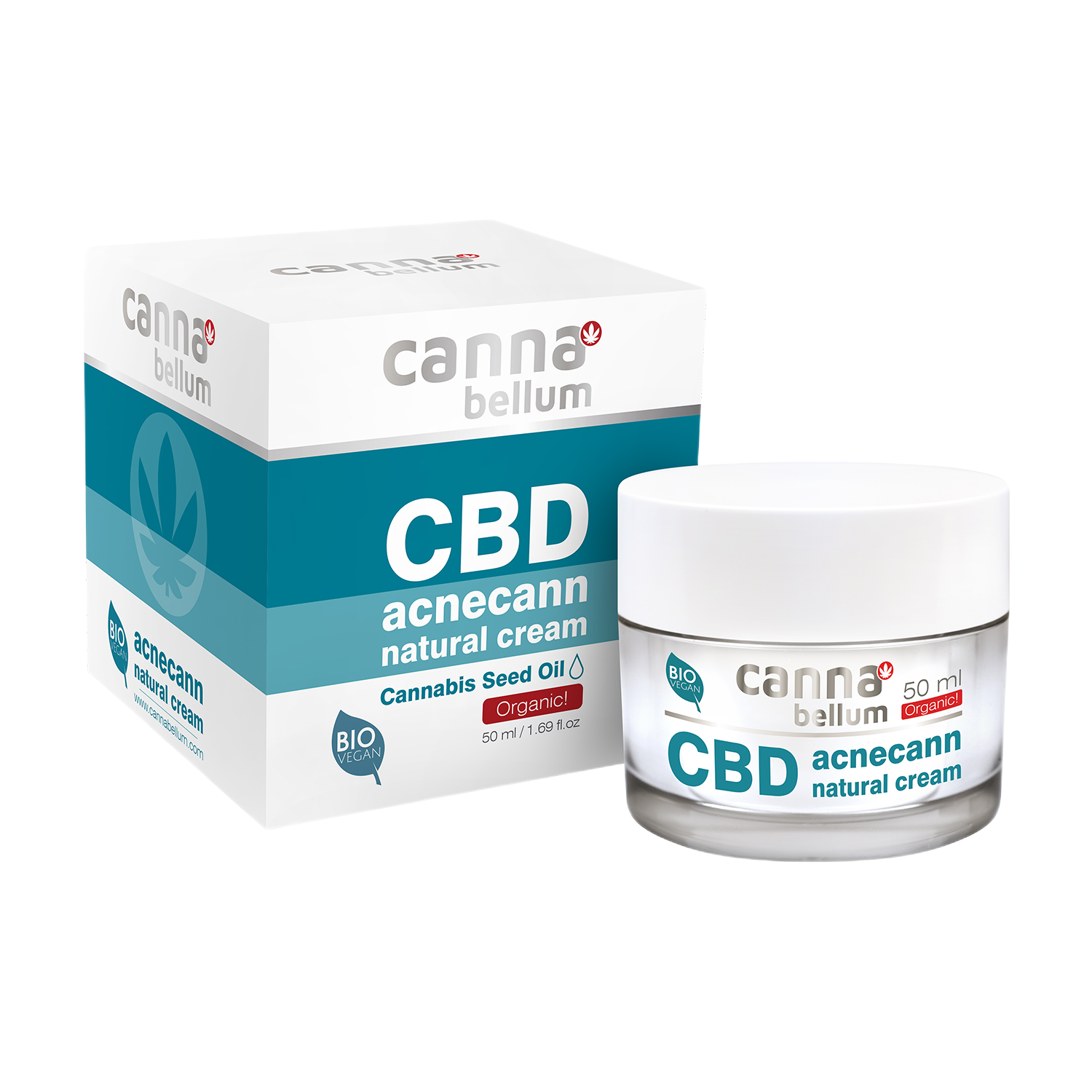 Cannabellum Creme de Rosto CBD para Acne, 50ml - Palacio
