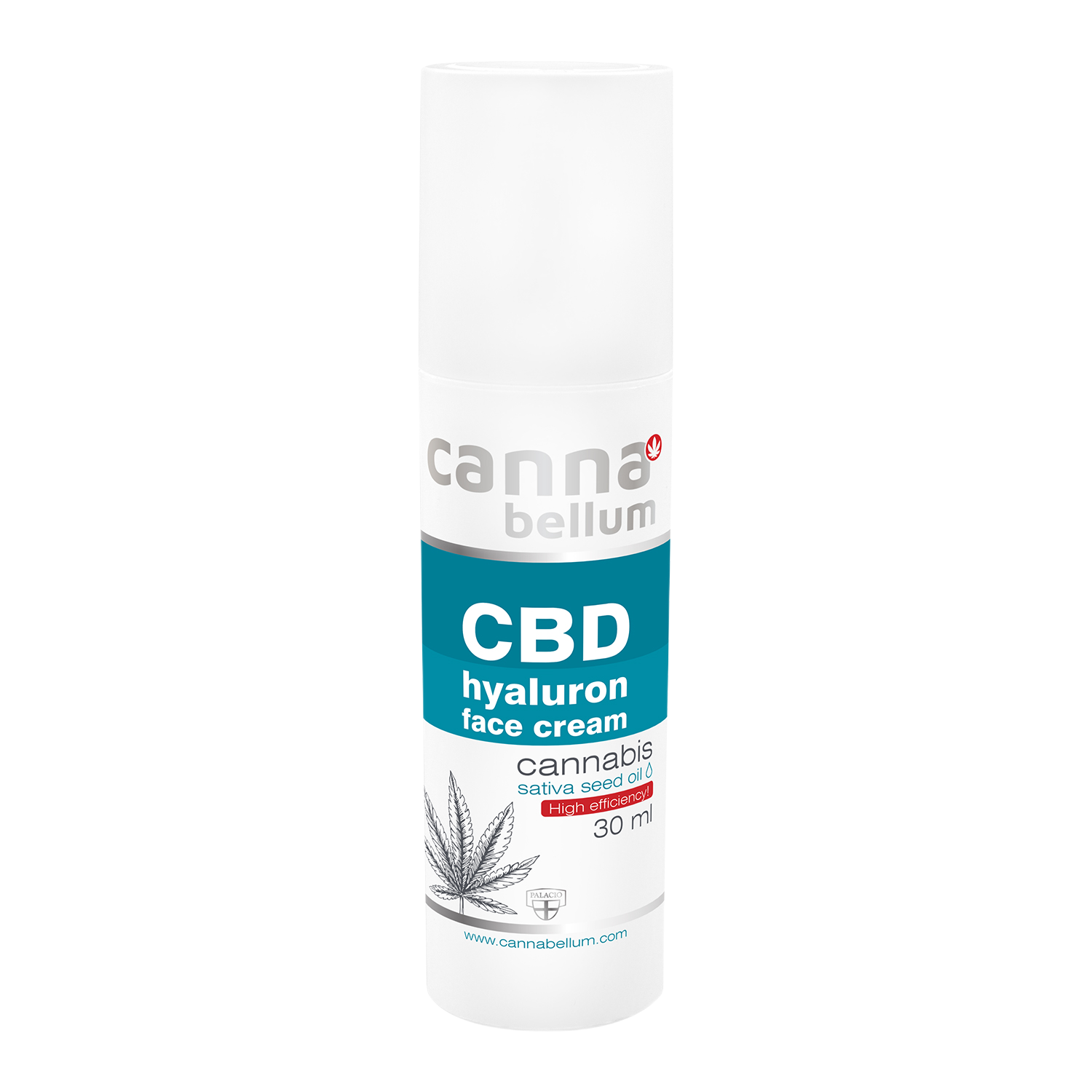 Cannabellum Creme de Rosto CBD com Ácido Hialurónico, 30ml - Palacio