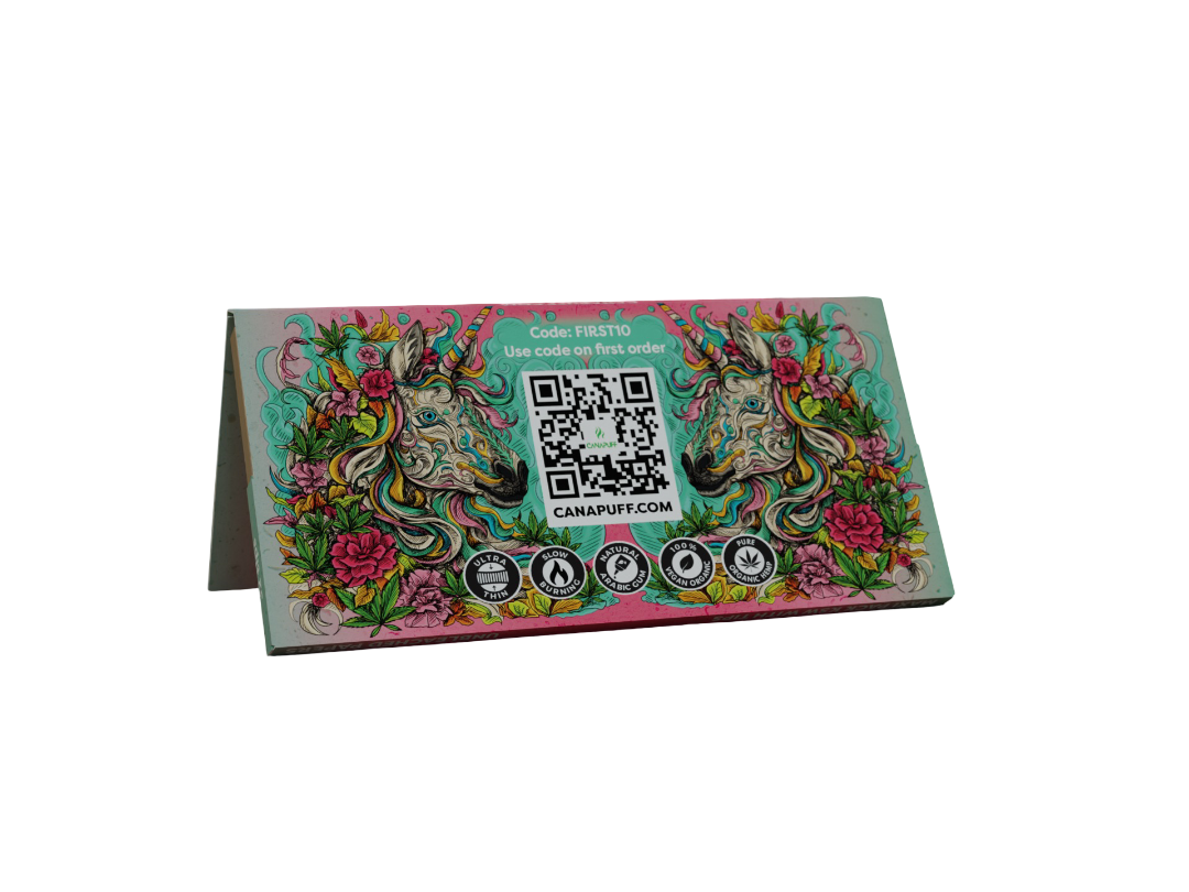 Canapuff Papel de Enrolar - Maxi Pack KSW com Filtros - Unicorn Piss