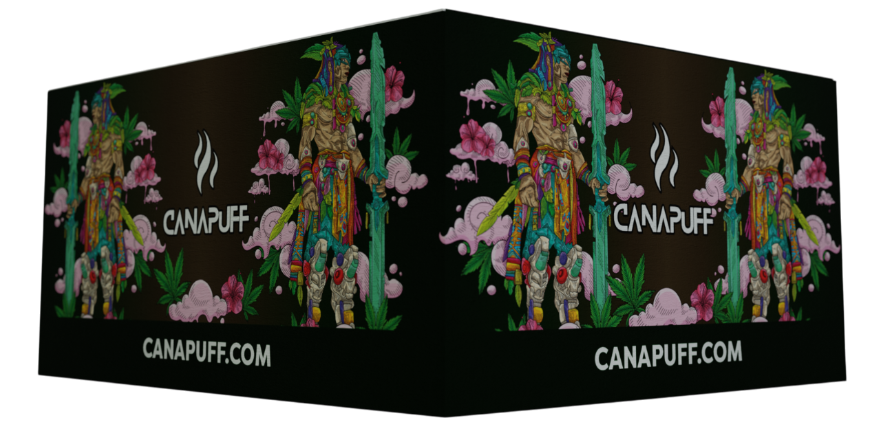 Canapuff Papel de Enrolar - Pack Combo Carbono - Green Crack