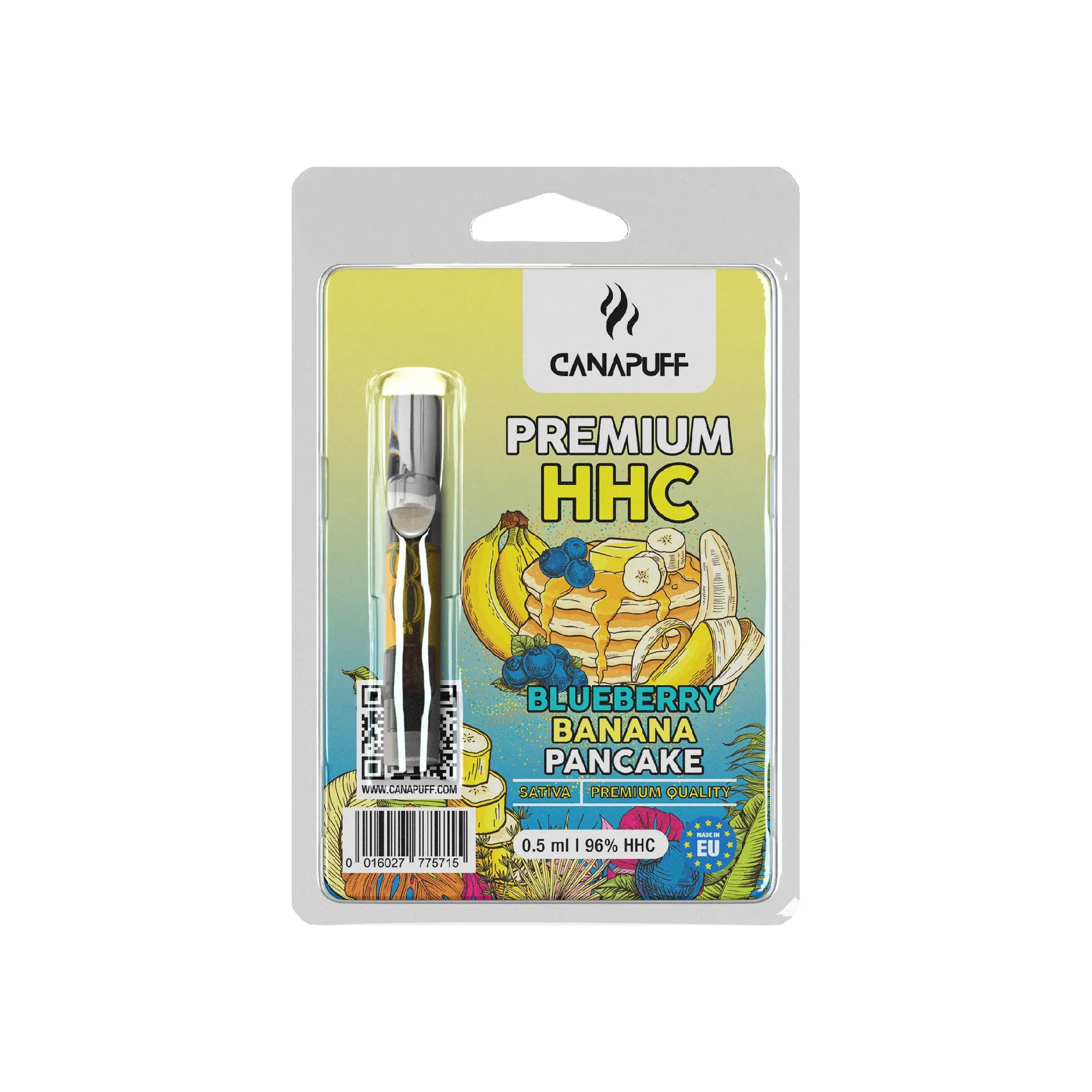 panqueca de mirtilo e banana