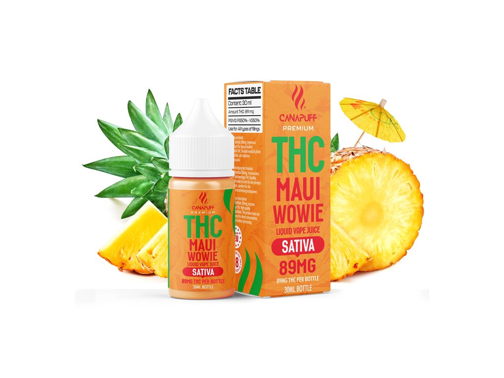 THC Liquid 89mg - Maui Wowie - 30ml