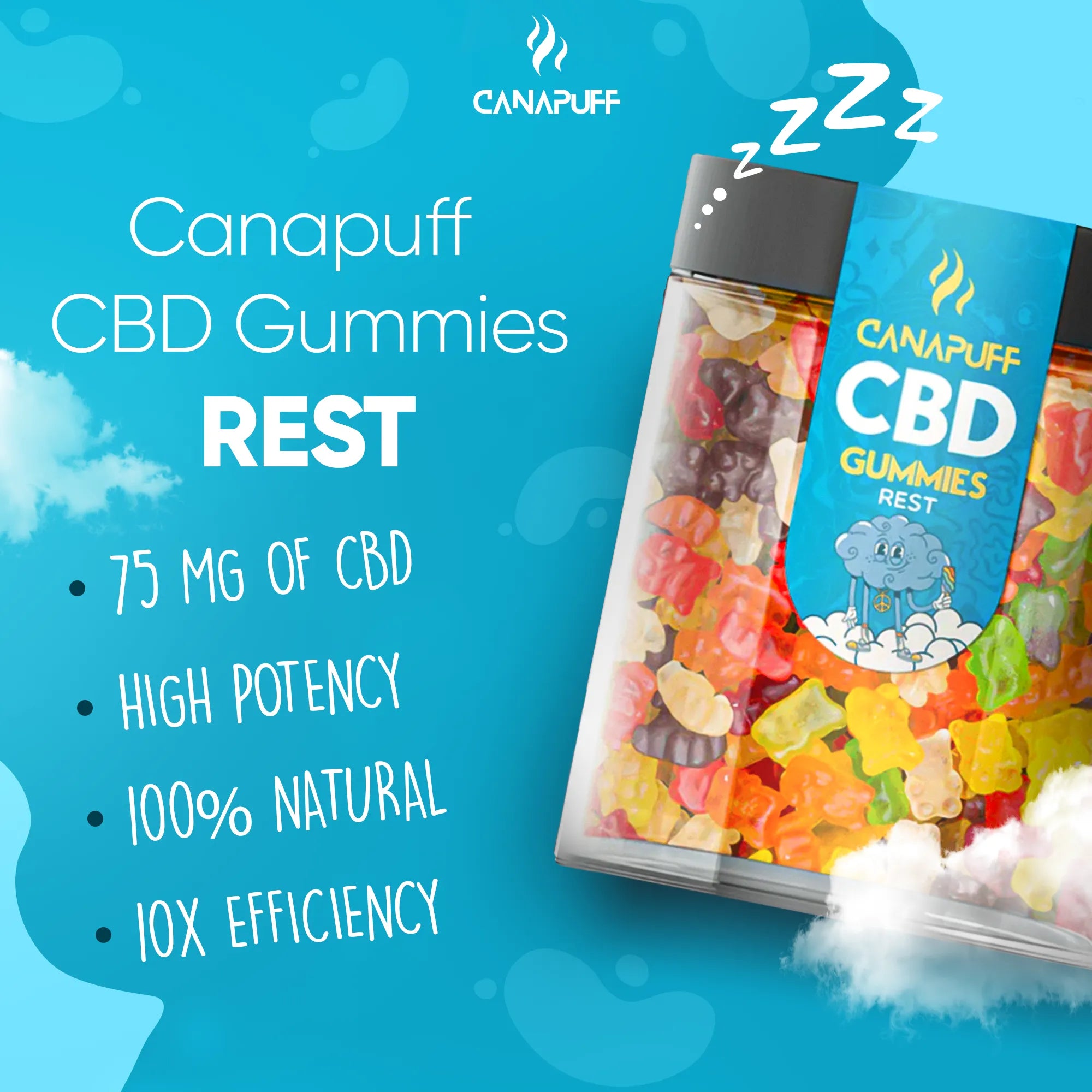 Canapuff - Gomas de CBD - Rest-Canapuff