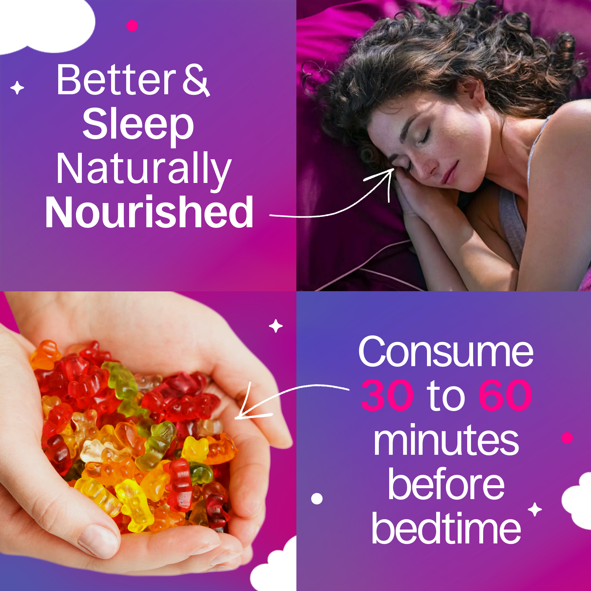 Gomas de Melatonina+CBN - Framboesa-Canapuff