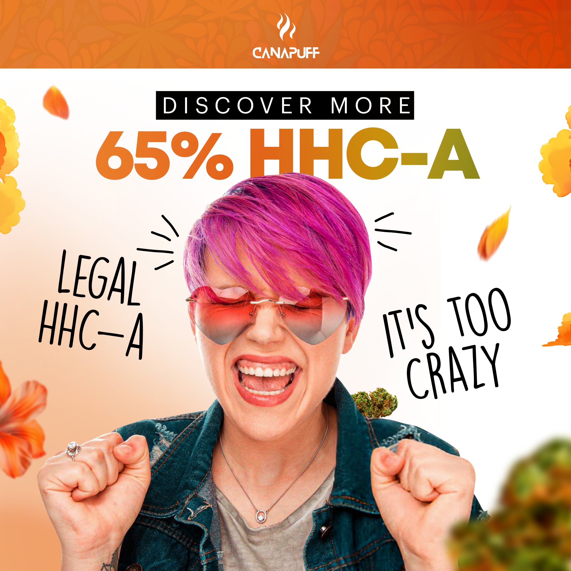 Canapuff - Gelonade 65% - Flores HHC-A - Canapuff