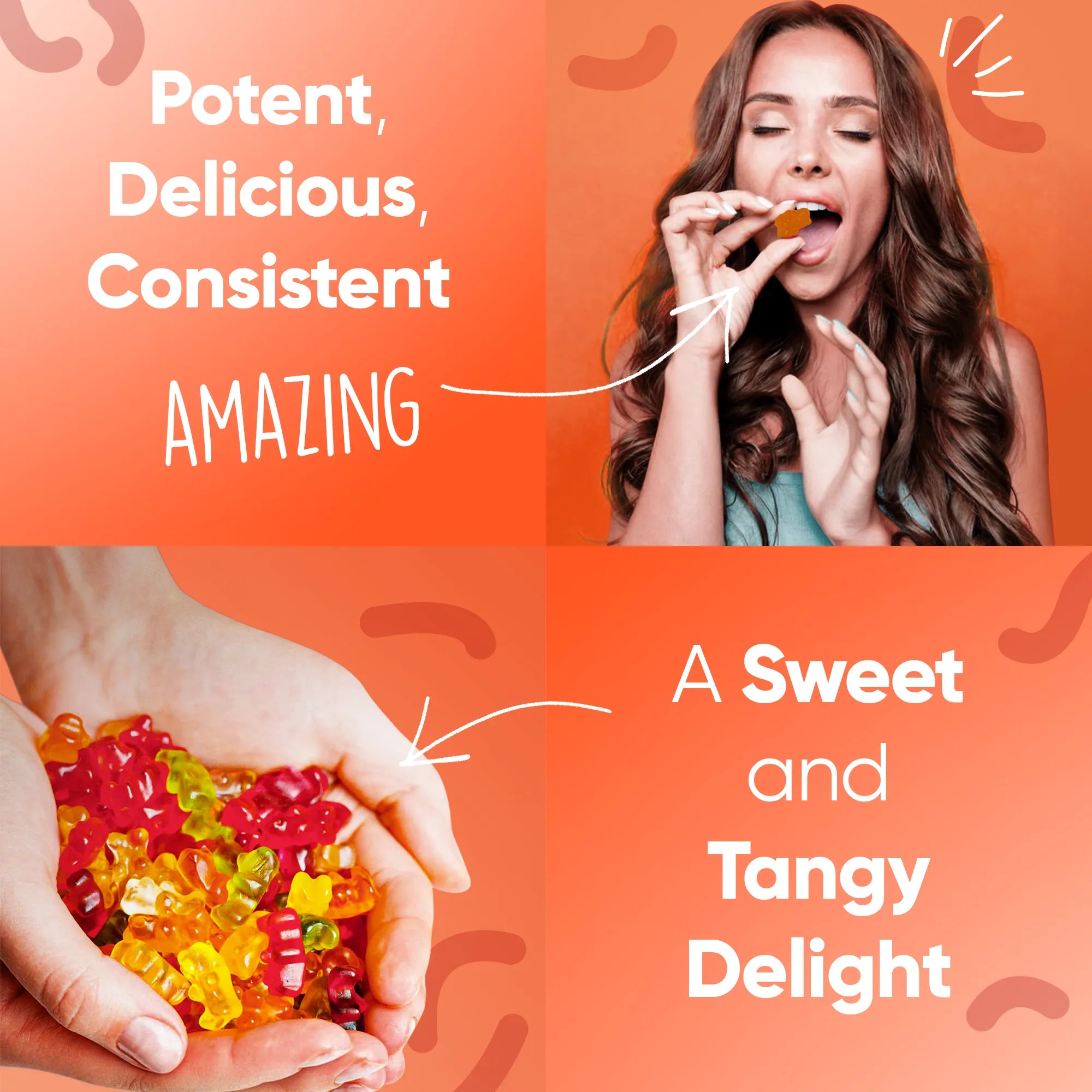 Gomas THC Laranja-Canapuff