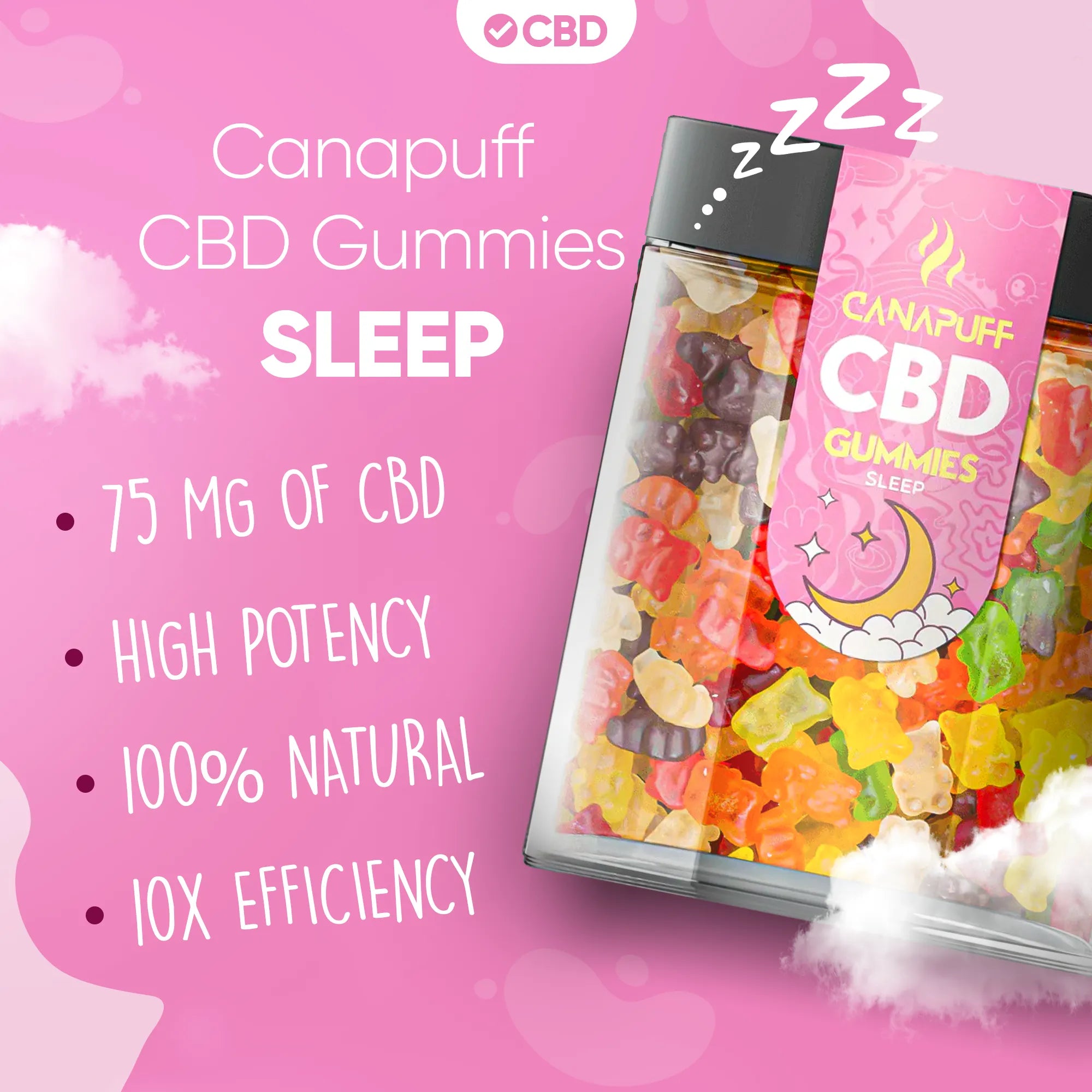 Canapuff - Gomas de CBD - Sono-Canapuff