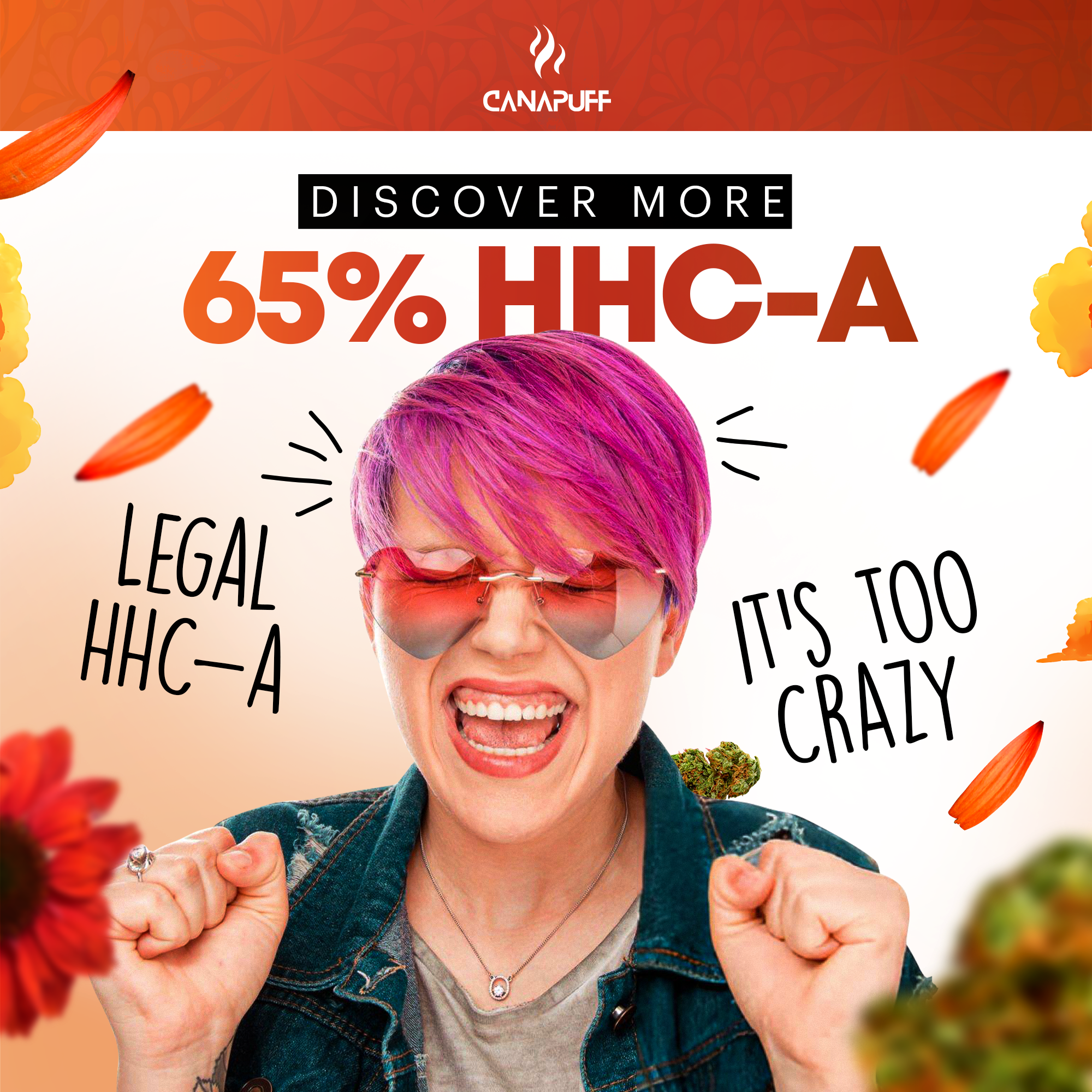 Canapuff - Tangie Dream 65% - HHC-A Flores-Canapuff