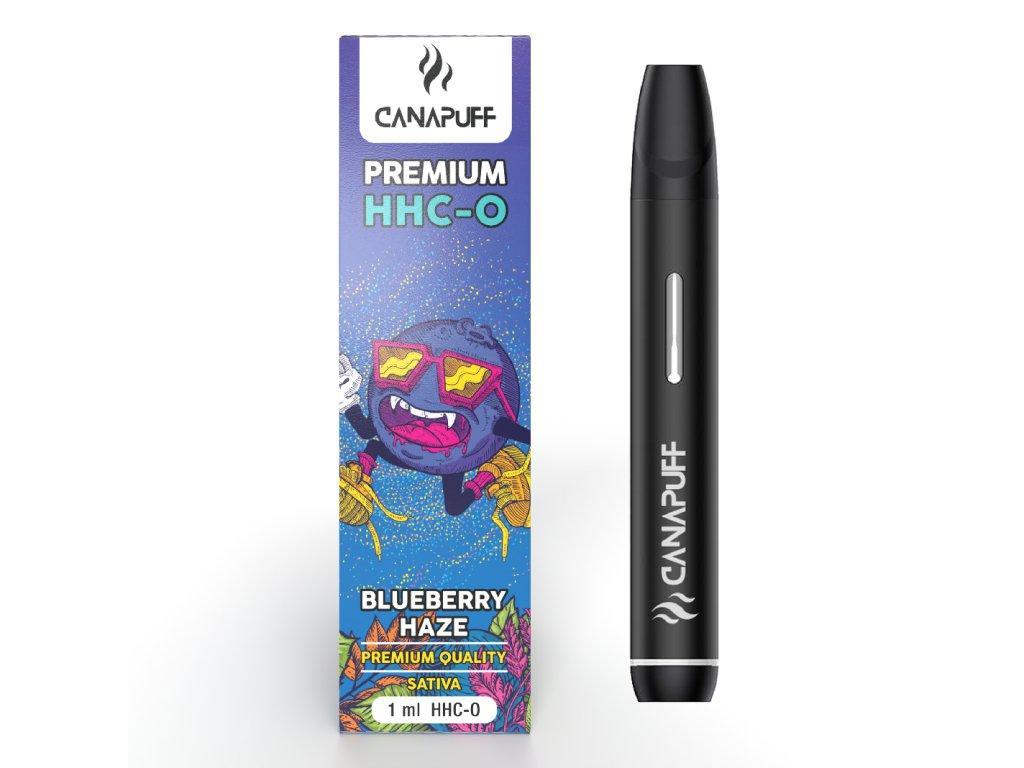 blueberry haze 96 hhc o canapuff uso único 1ml