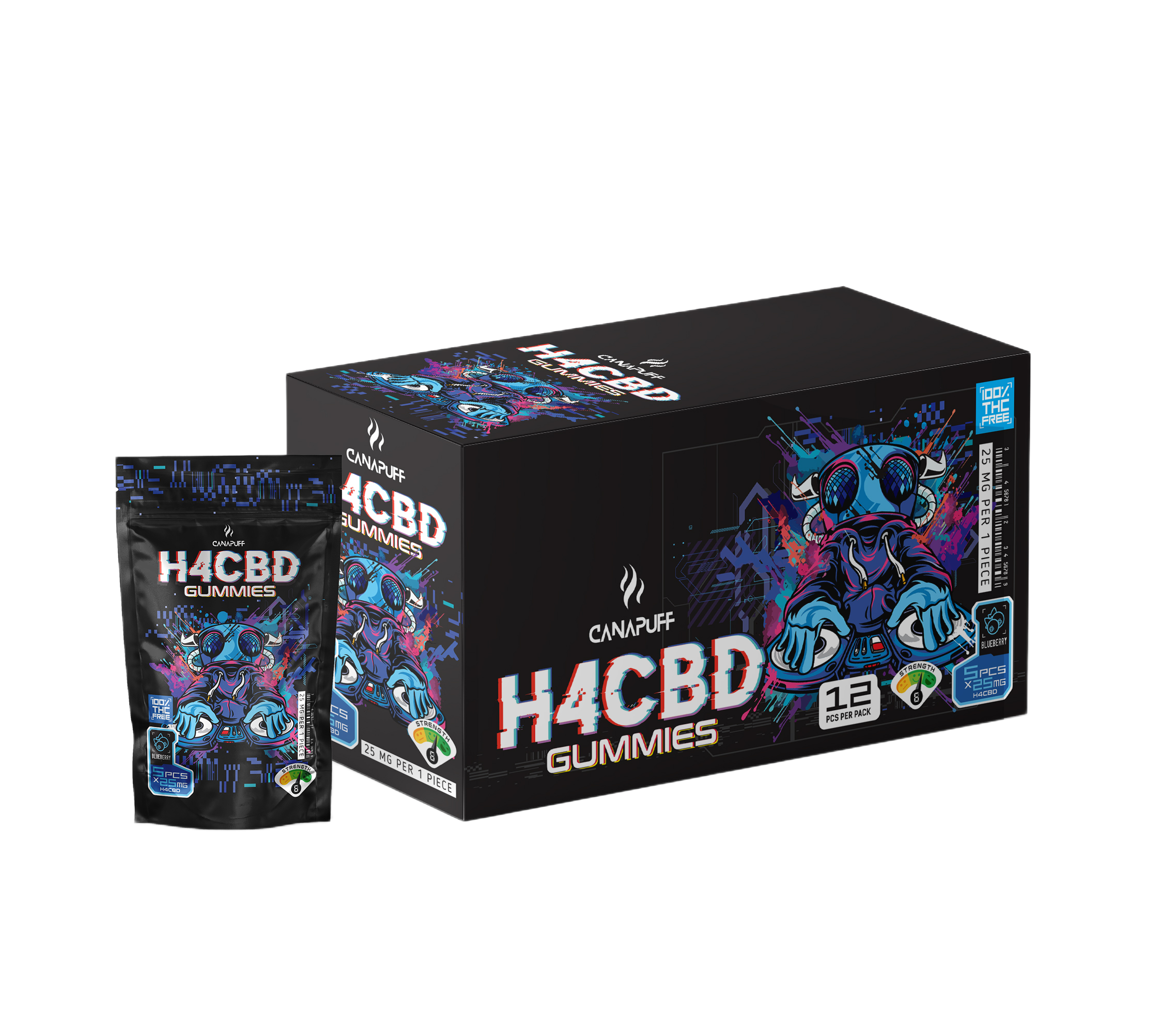 H4CBD Gomas Mirtilo