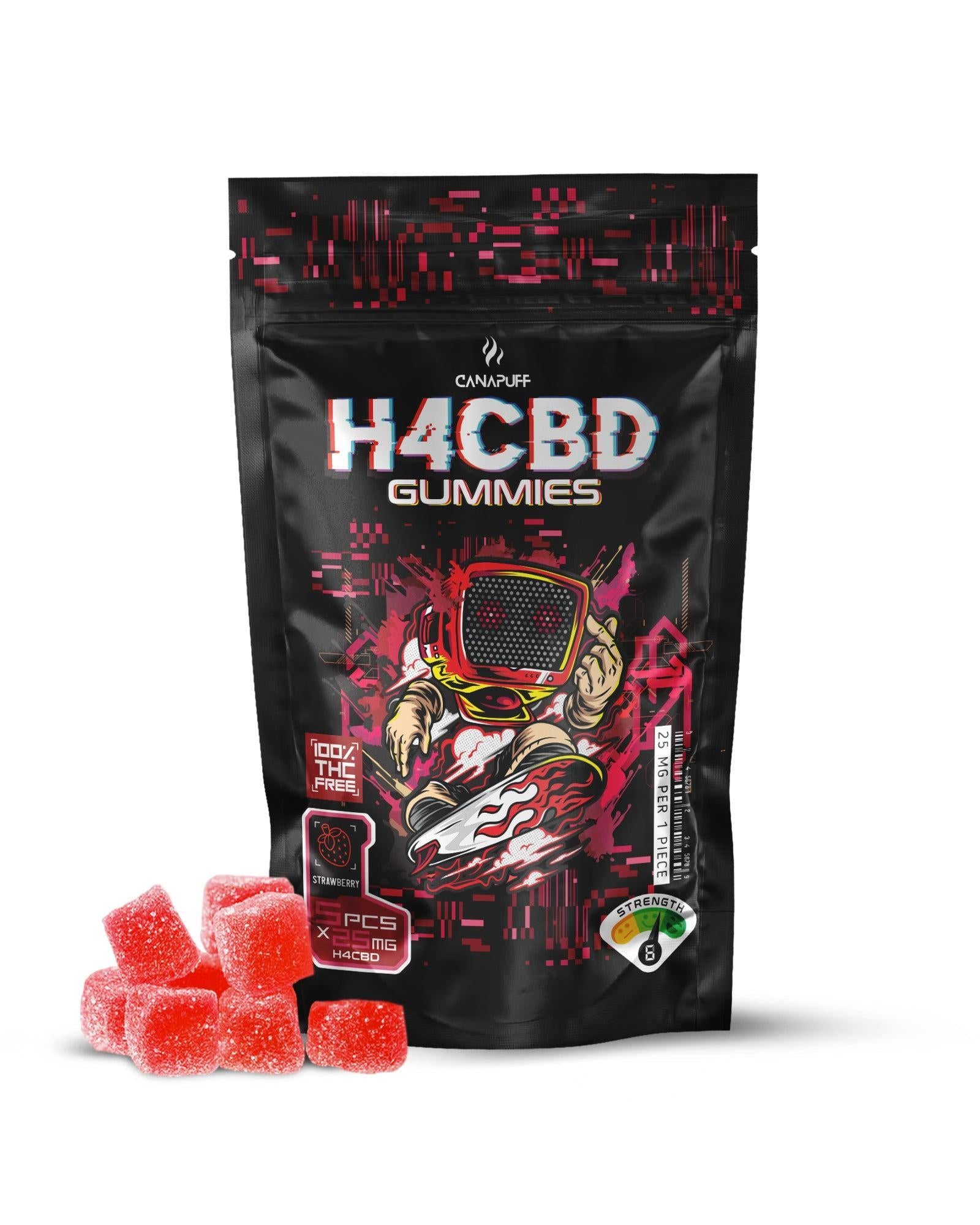 Gomas H4CBD Morango (doypack) 2