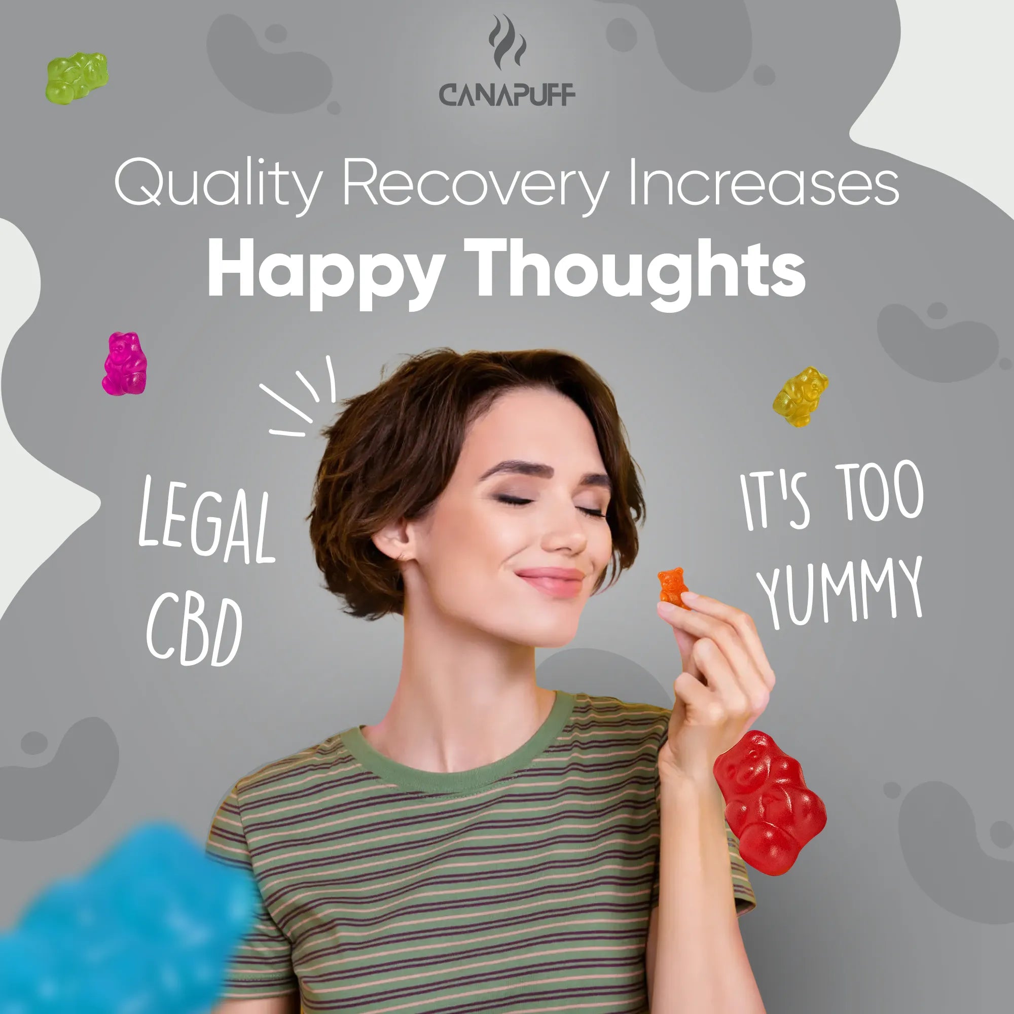 Canapuff - Gomas de CBD - Recovery-Canapuff