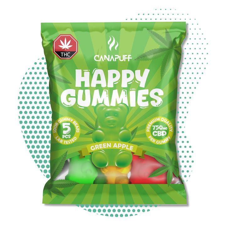 Canapuff - Gomas de CBD - Maçã Verde - Canapuff