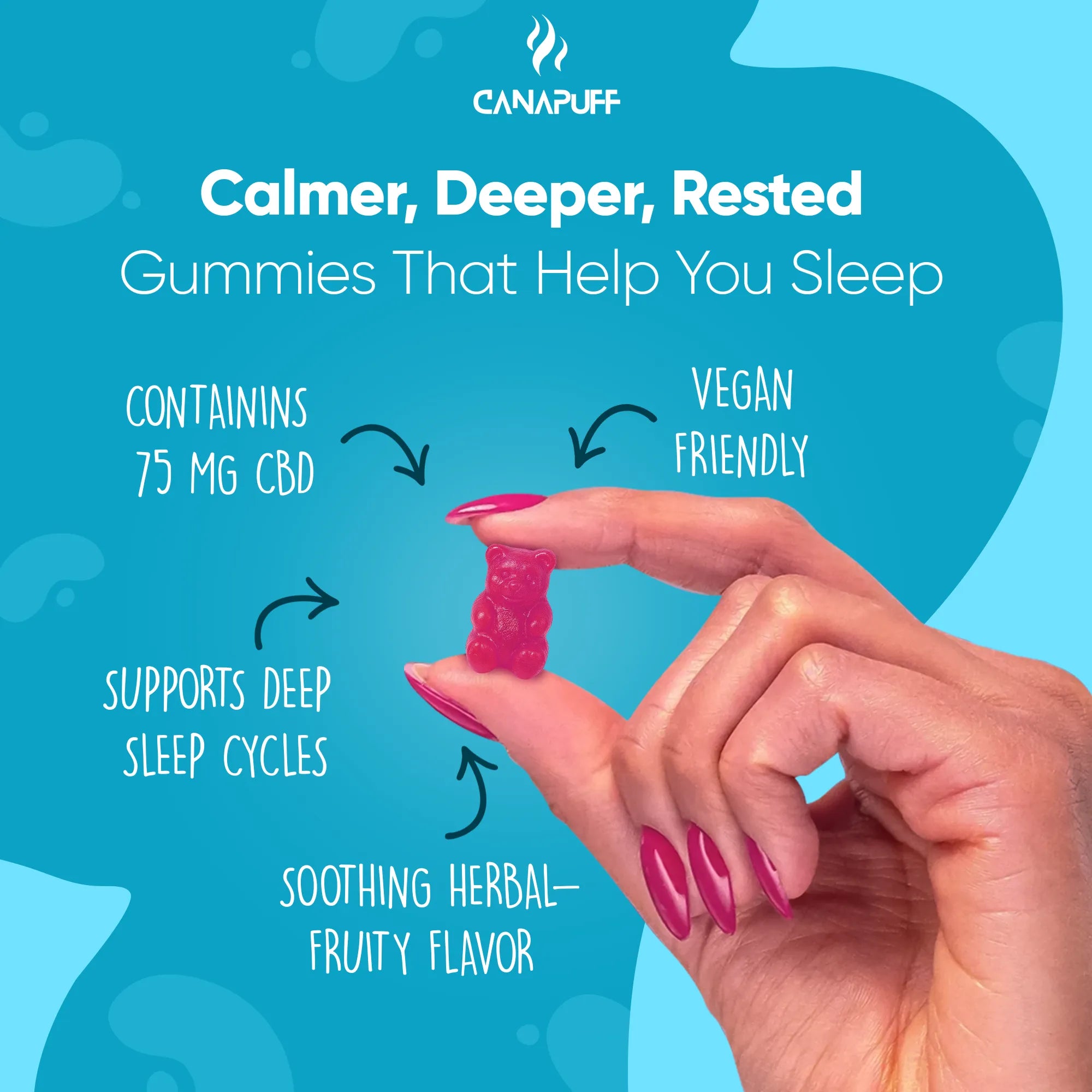 Canapuff - Gomas de CBD - Rest-Canapuff