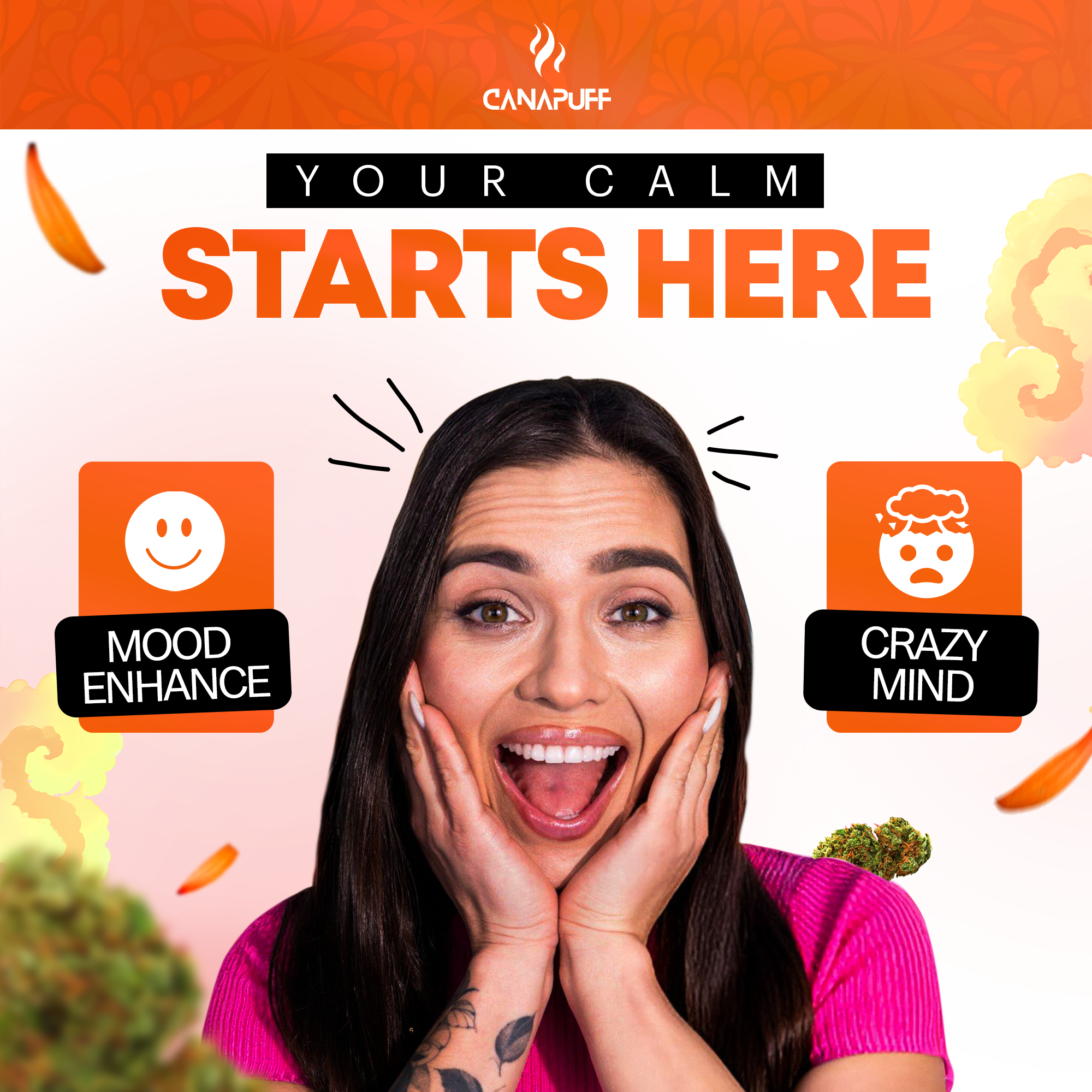 Canapuff - Green Crack 65% - HHC-A Flores-Canapuff