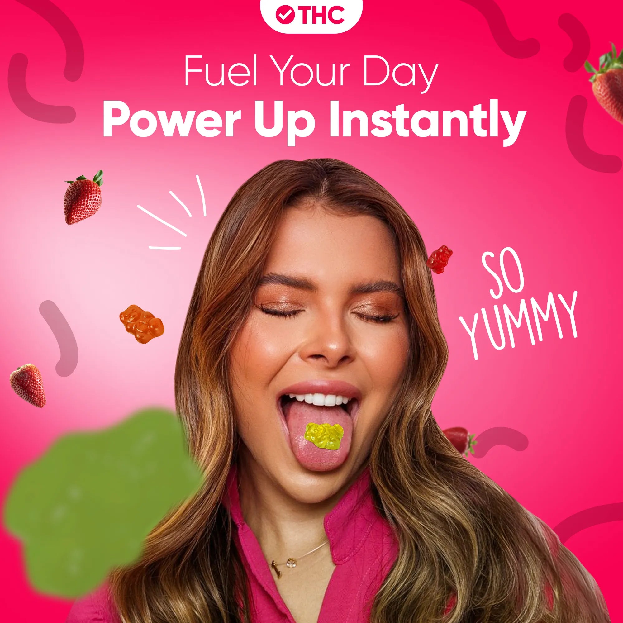 Gomas THC Morango-Canapuff