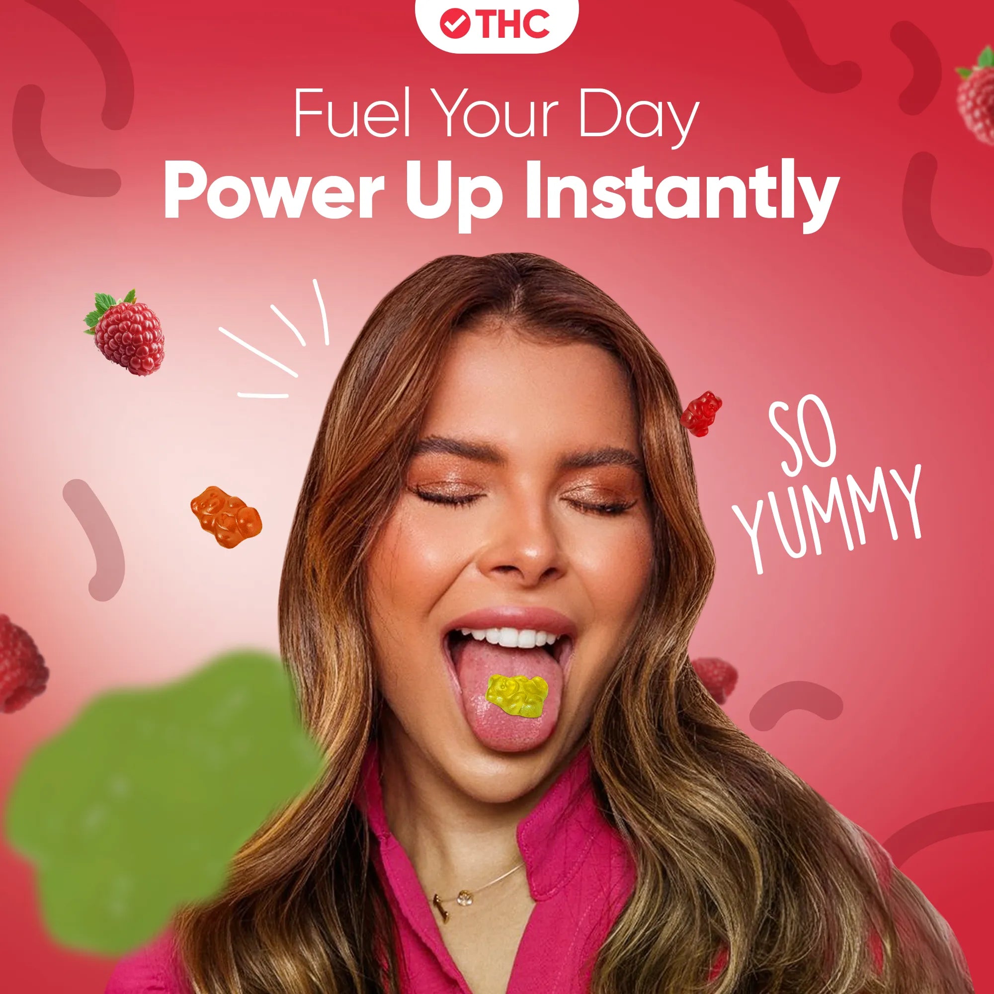 Gomas THC Framboesa-Canapuff