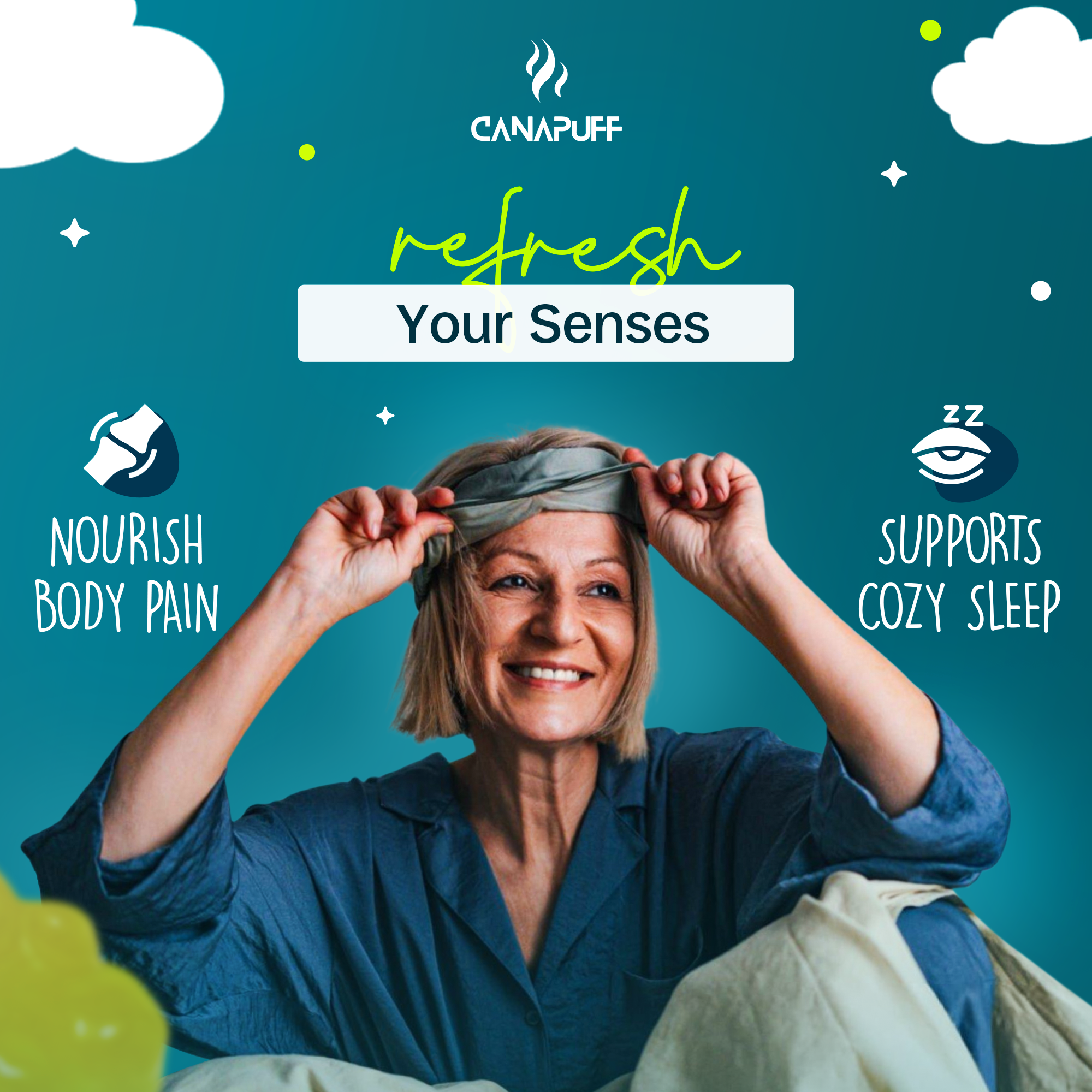 Gomas CBN+THC - Cherry-Canapuff