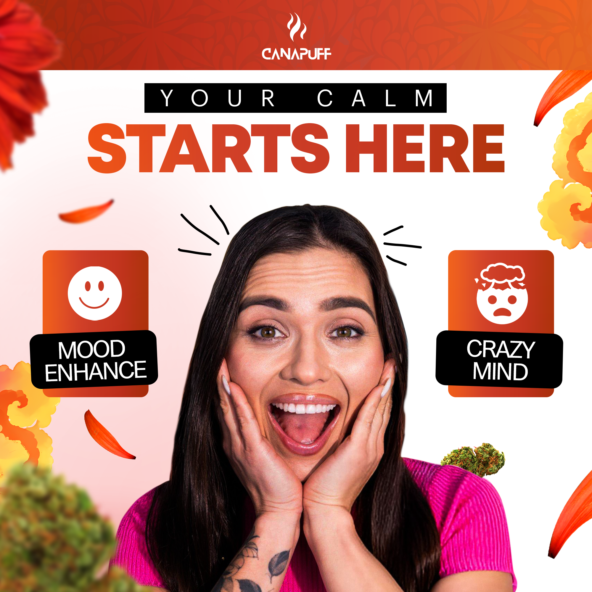 Canapuff - Tangie Dream 65% - HHC-A Flores-Canapuff