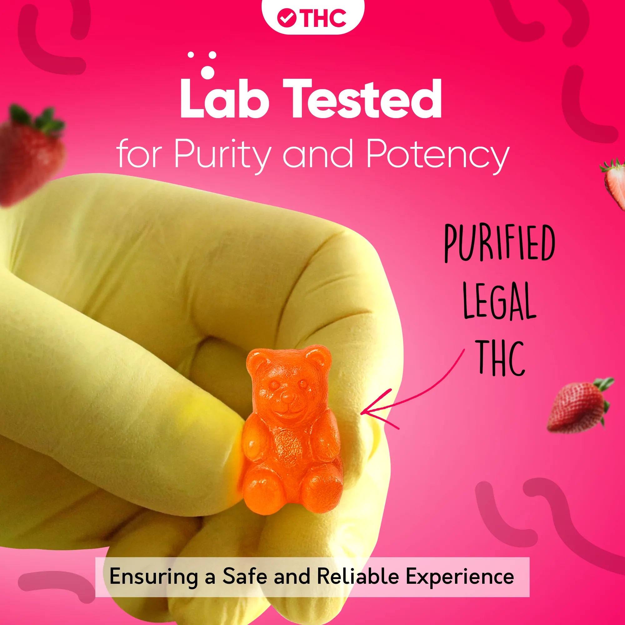 THC Gummies Morango