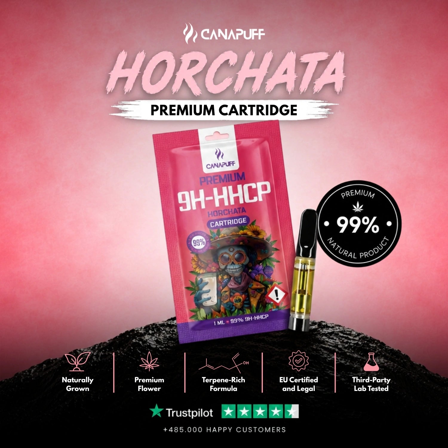9H-HHCP Cartucho Horchata 99%