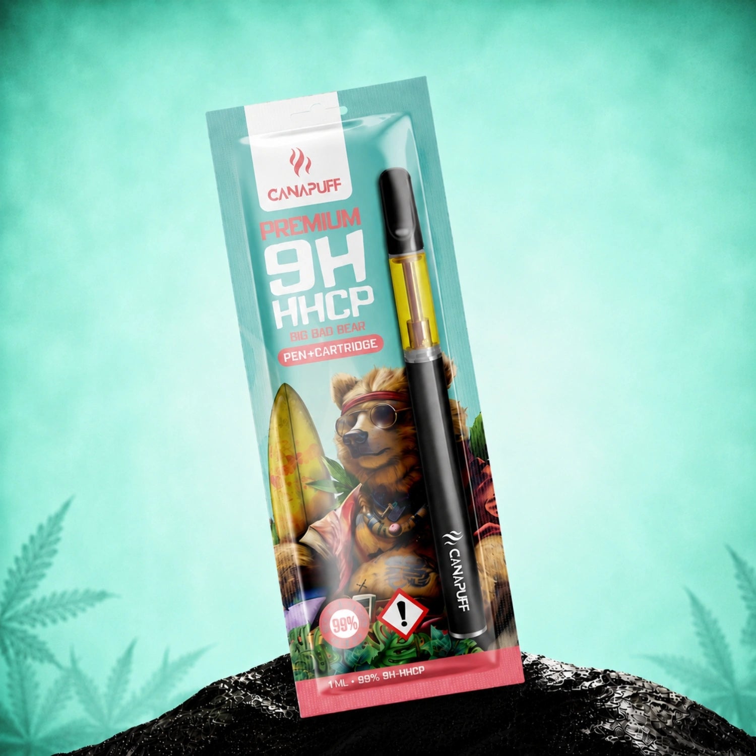 9H-HHCP Pen+Cartucho Big Bad Bear 99%