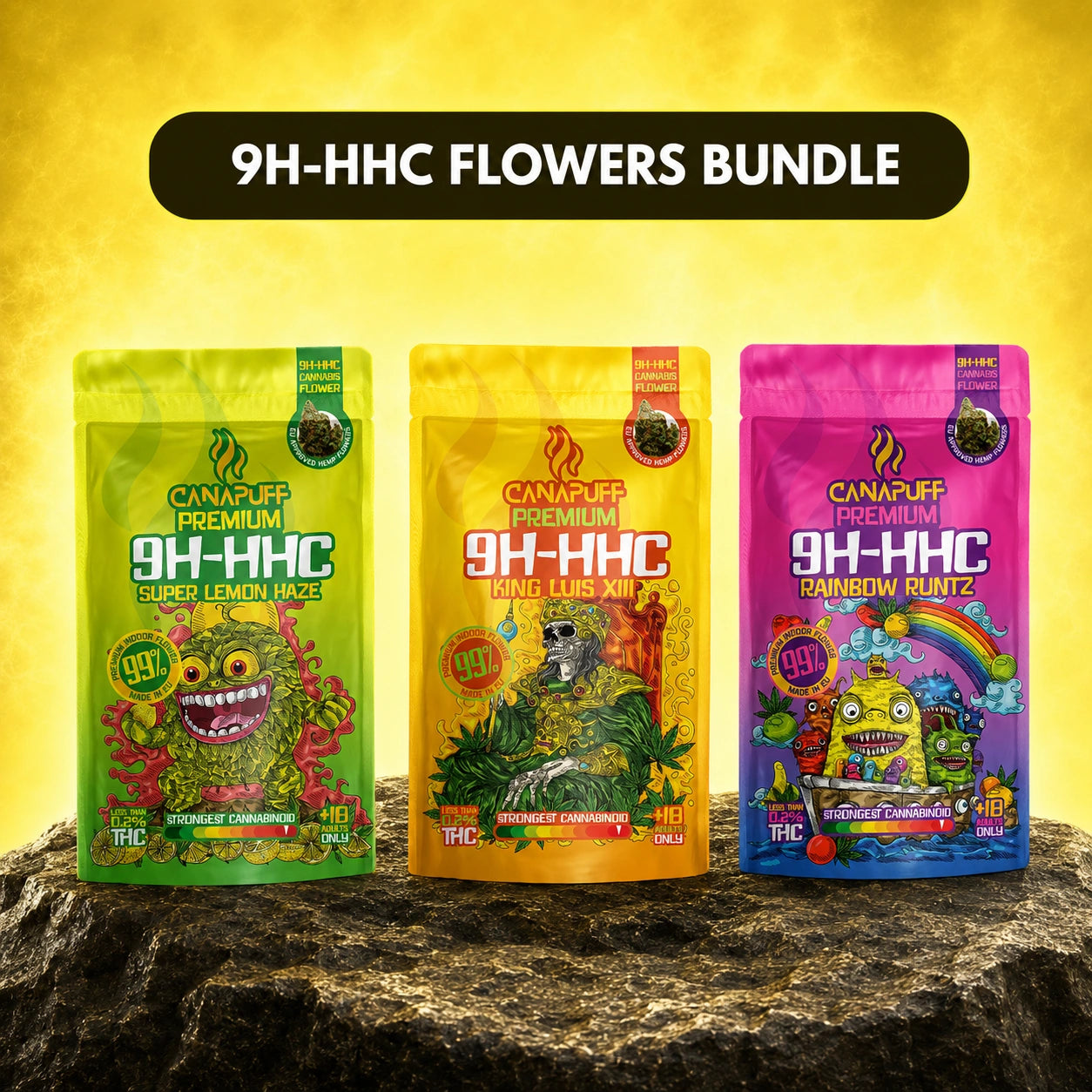 Pack Flores 9H-HHC (3x1g)