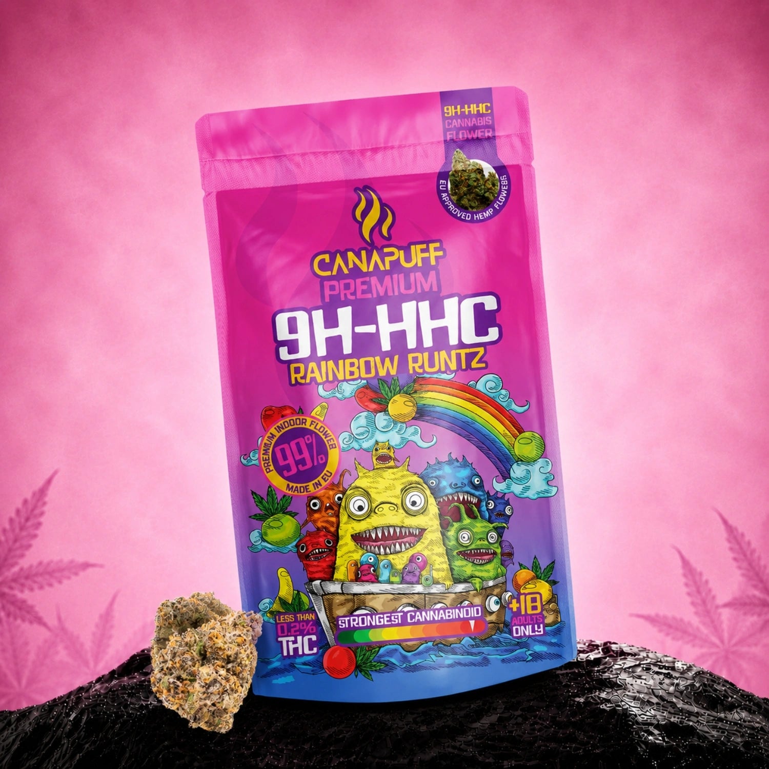 Canapuff - Rainbow Runtz 99% - Flores 9H-HHC
