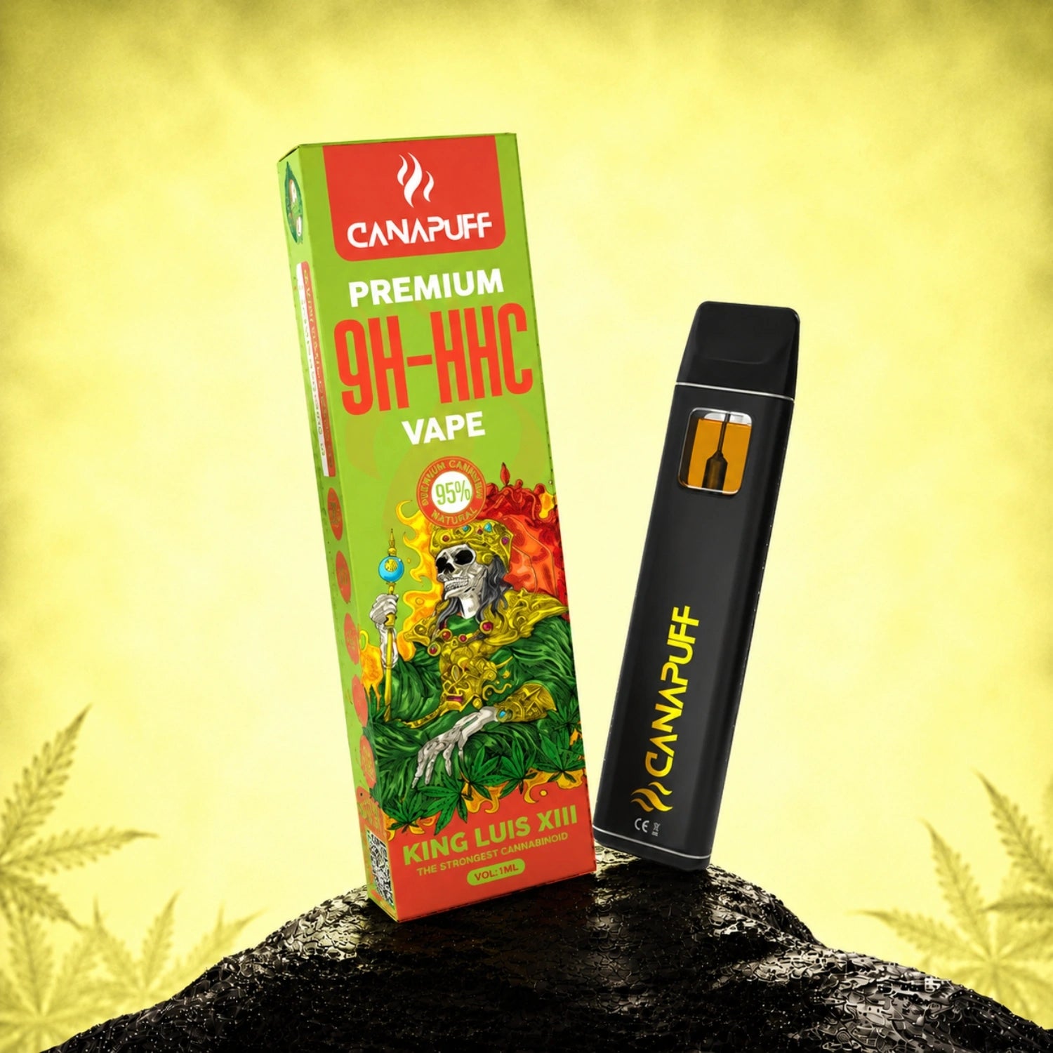 King Luis XIII 95% 9H-HHC - Canapuff - Vape - 1ml