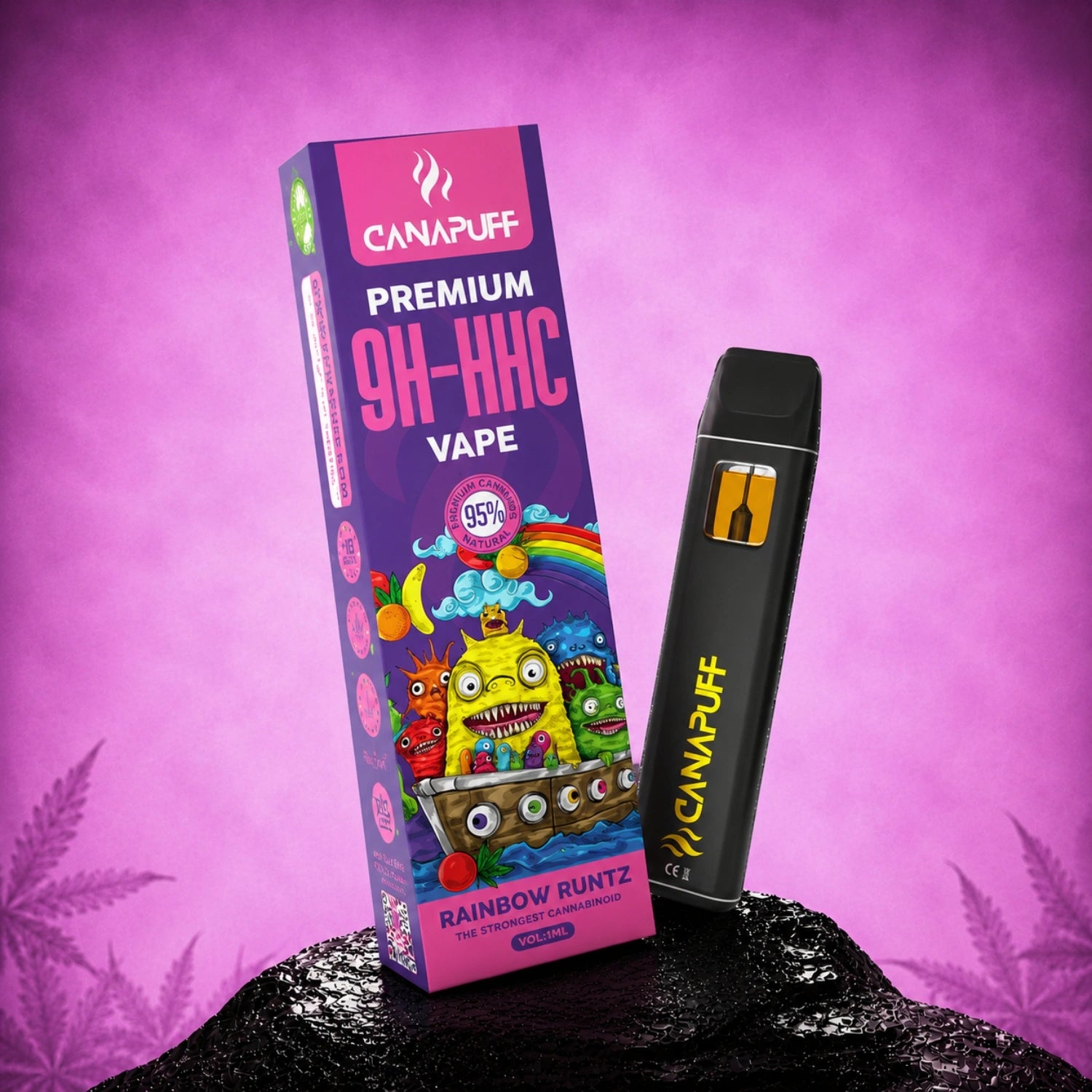 Rainbow Runtz 95% 9H-HHC - Canapuff - Vape - 1ml