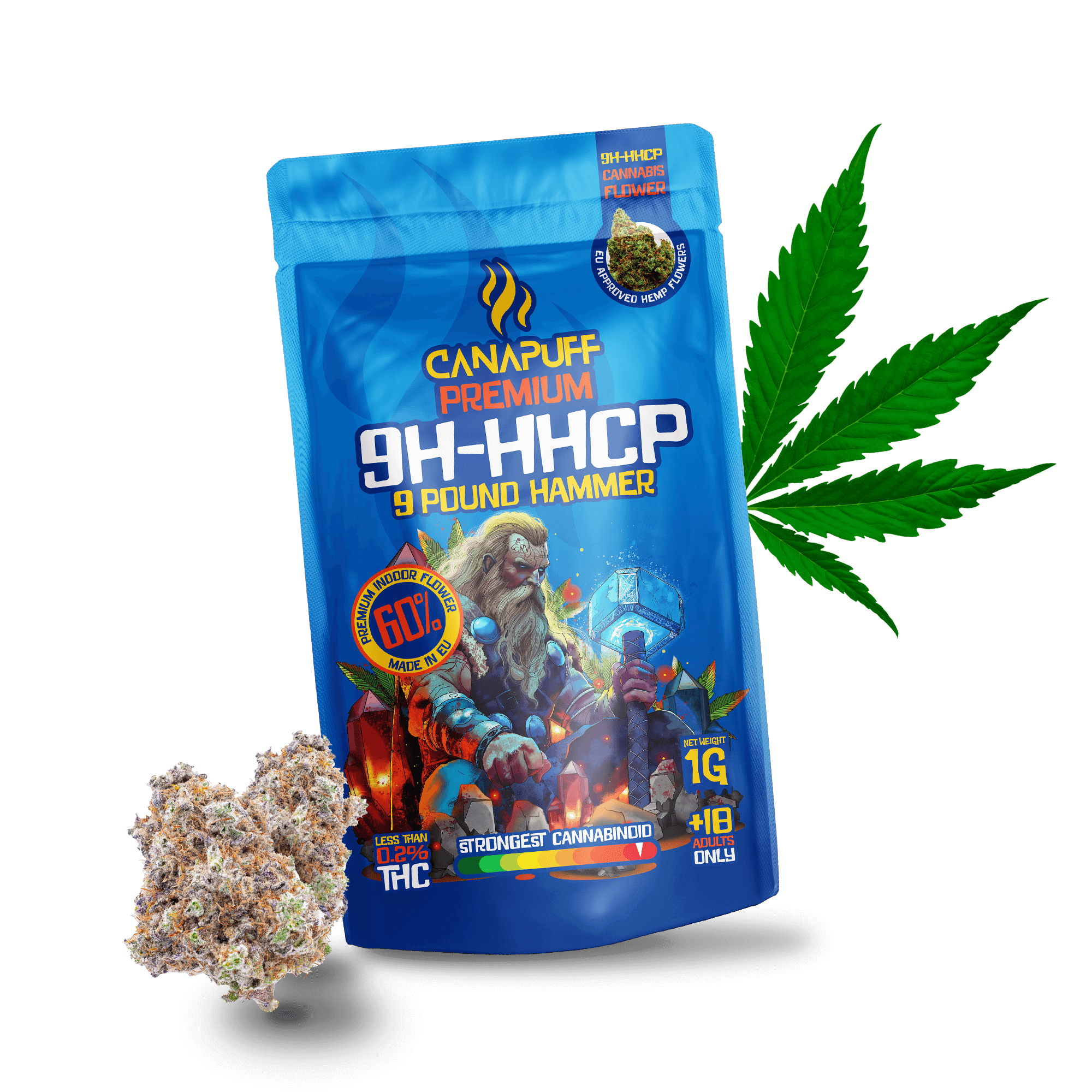 9h-HHCP Flores 9 Pound Hammer 60%