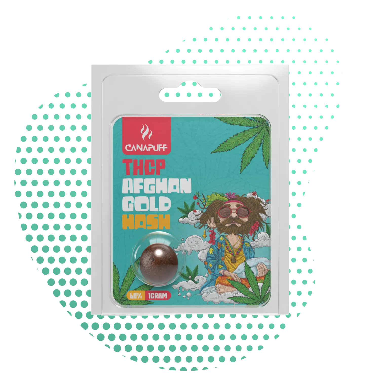 Afghan Gold - Haxixe THCp 60% - Canapuff
