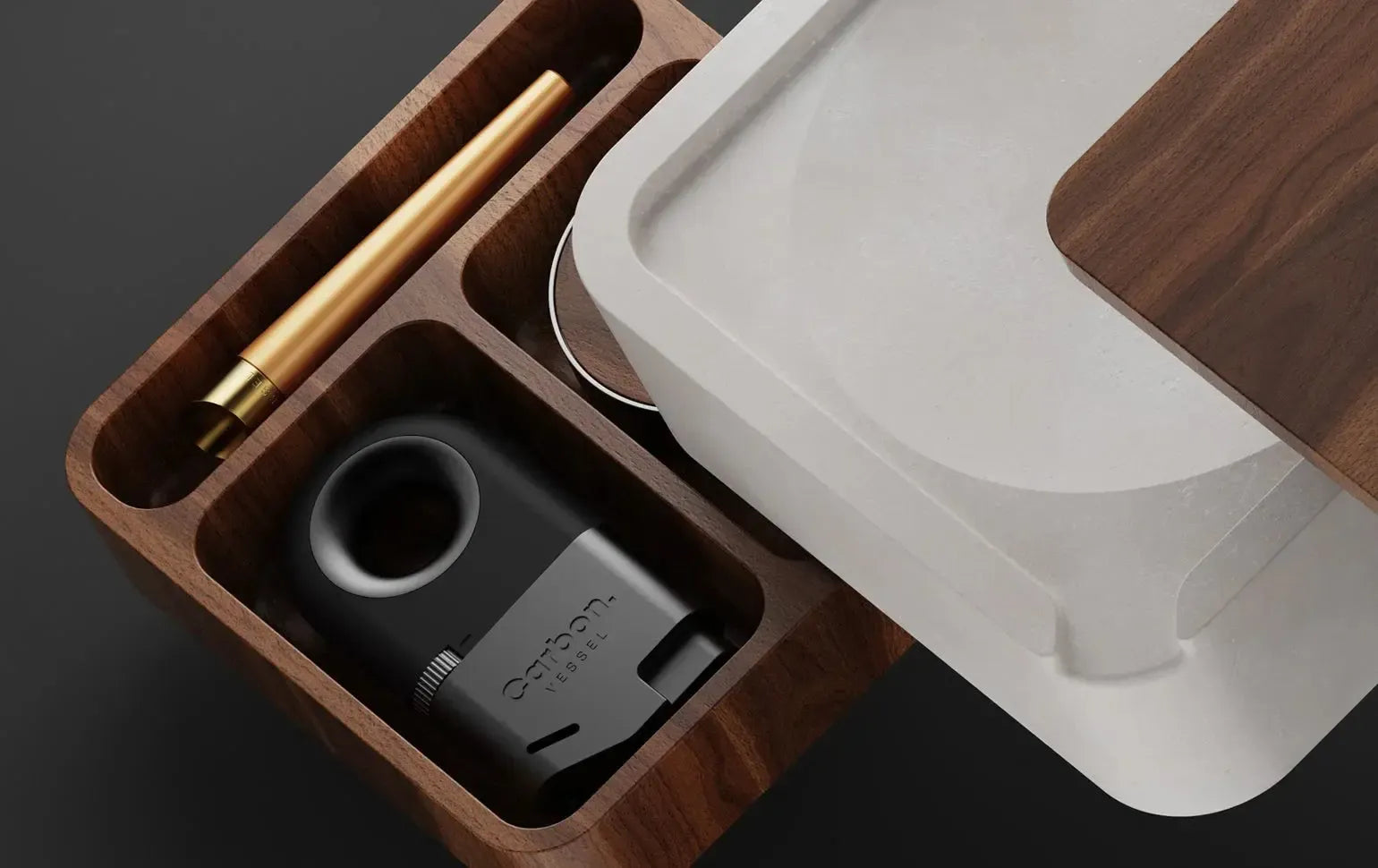 Caixa para cachimbos de vape e mais