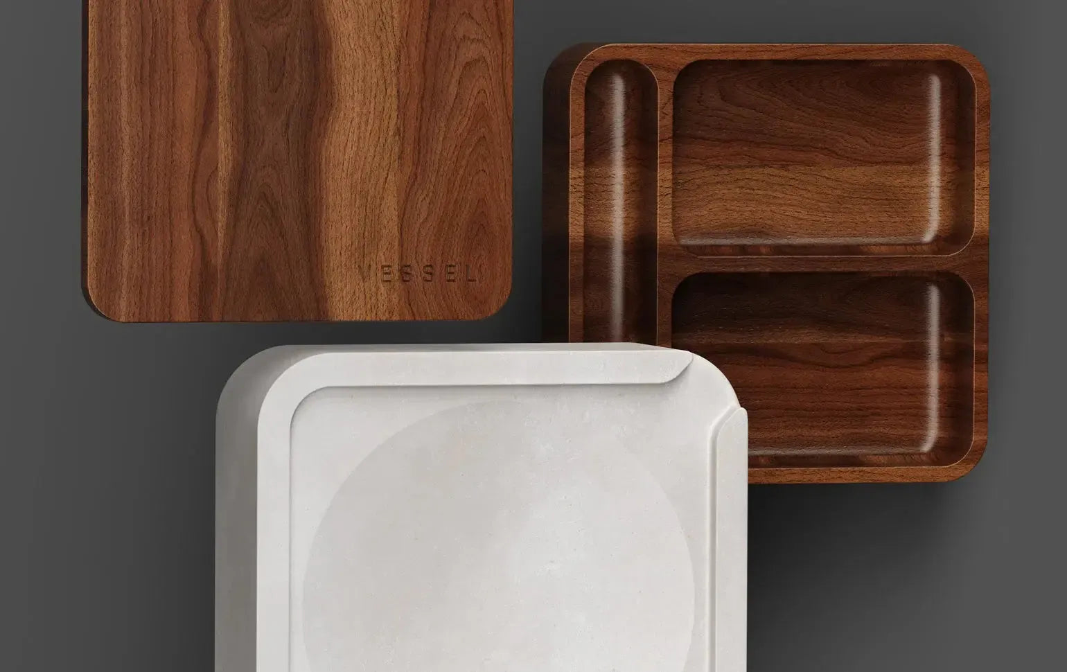 Caixa para cachimbos de vape e mais, em plano aproximado