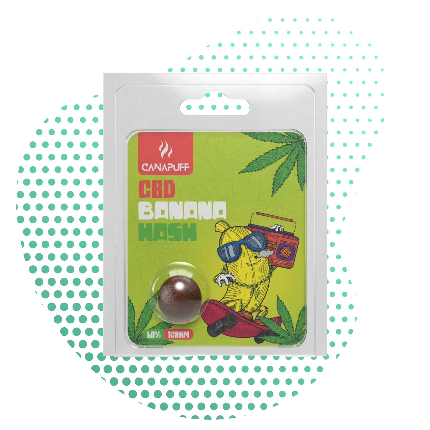 Banana - Haxixe de CBD 60% - Canapuff