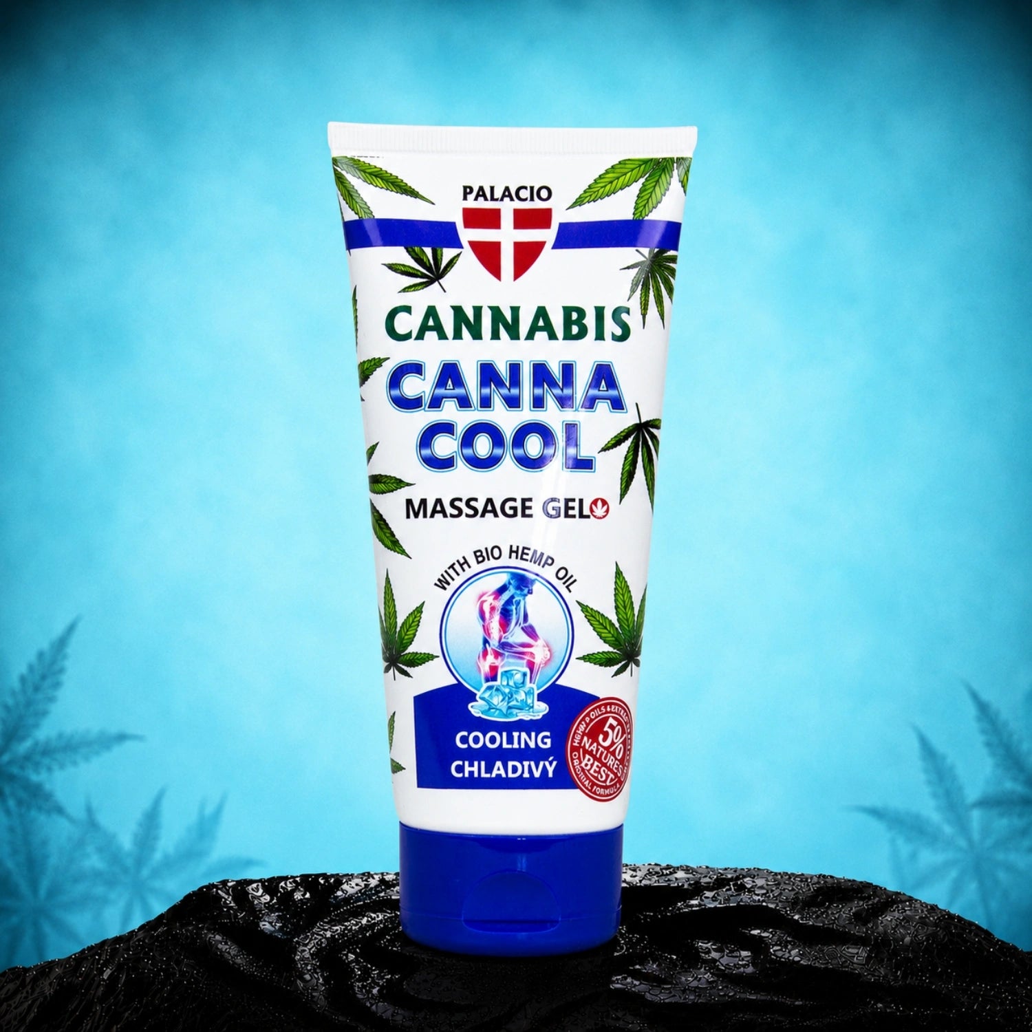 CANNACOOL Gel de Massagem de Cânhamo Refrescante 200ml - Palacio