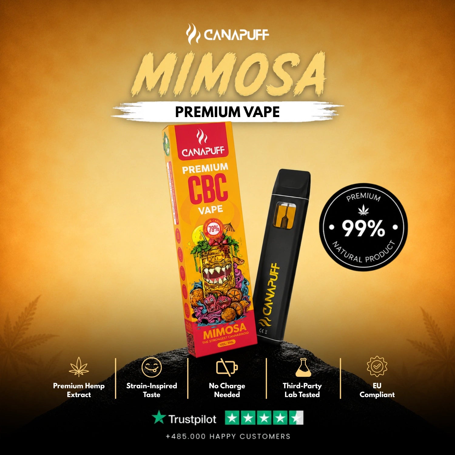 CBC Vape Mimosa 79% 1 ml