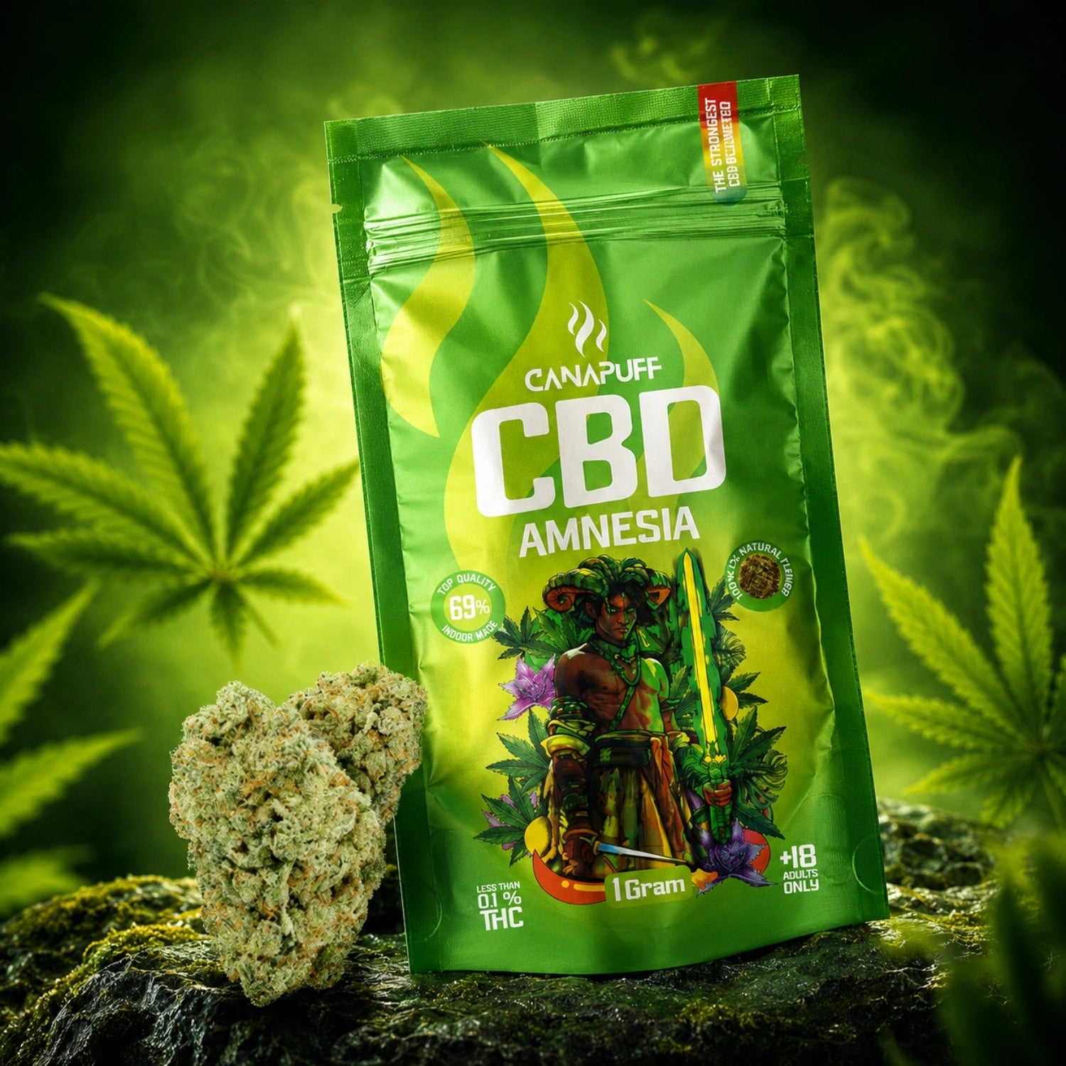 CBD Flores Amnesia 69%
