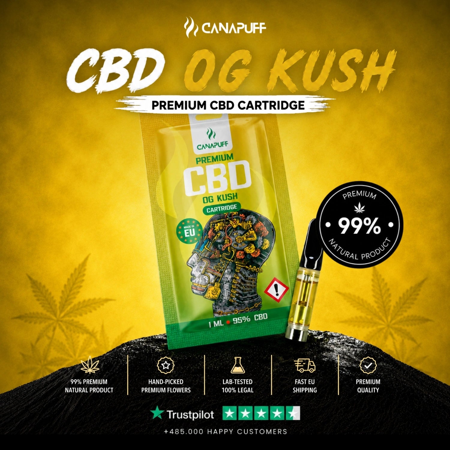 CBD Cartucho OG Kush 95%