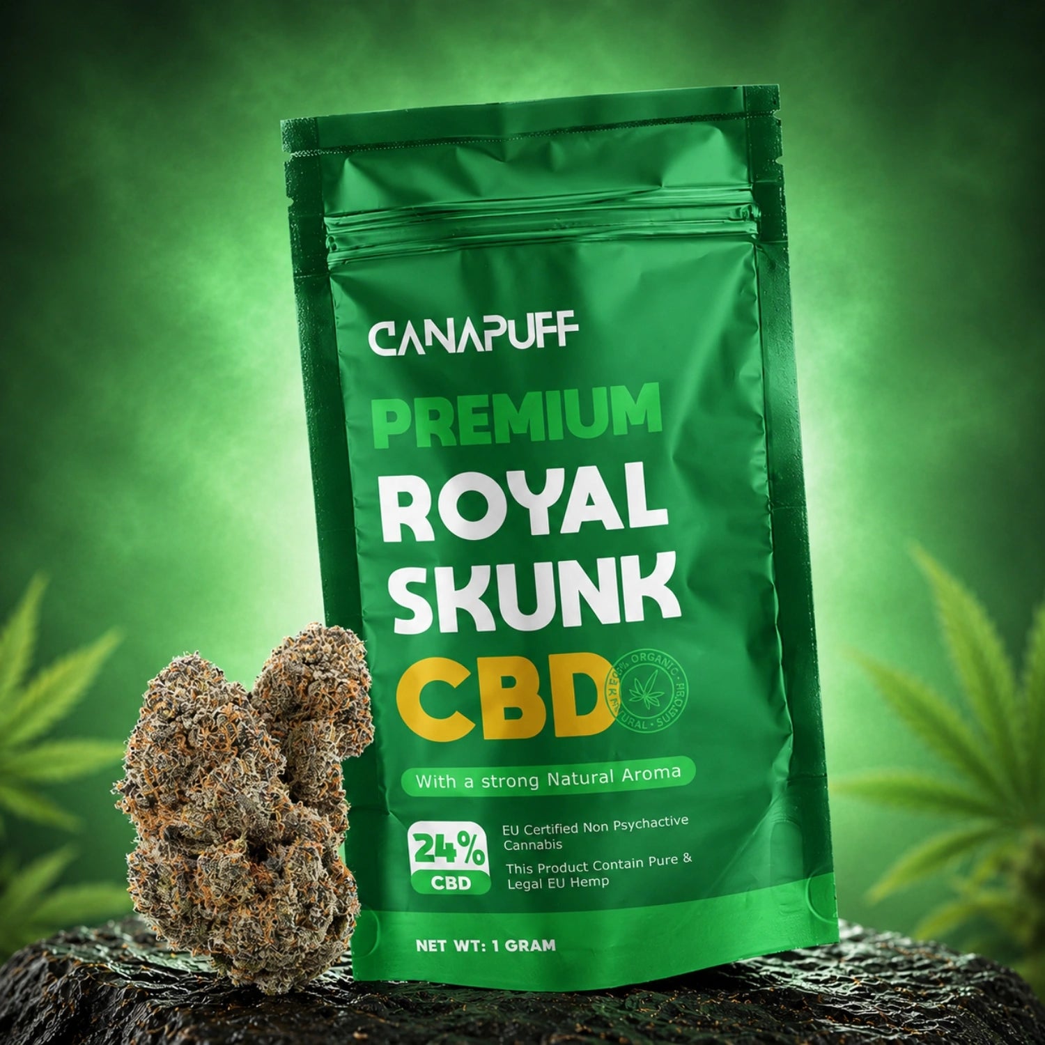 CBD Flores Royal Skunk 24%