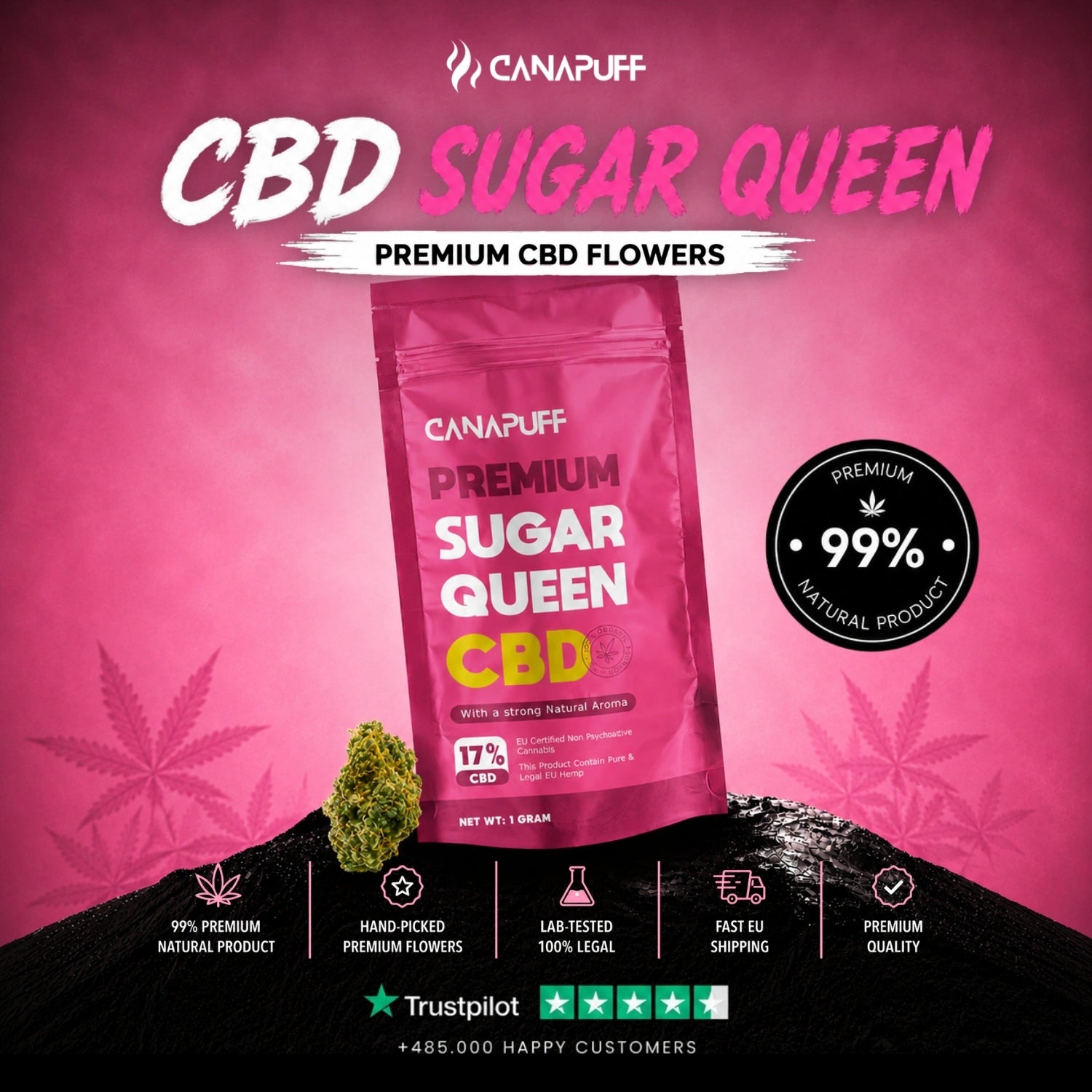 CBD Flores Sugar Queen 17%