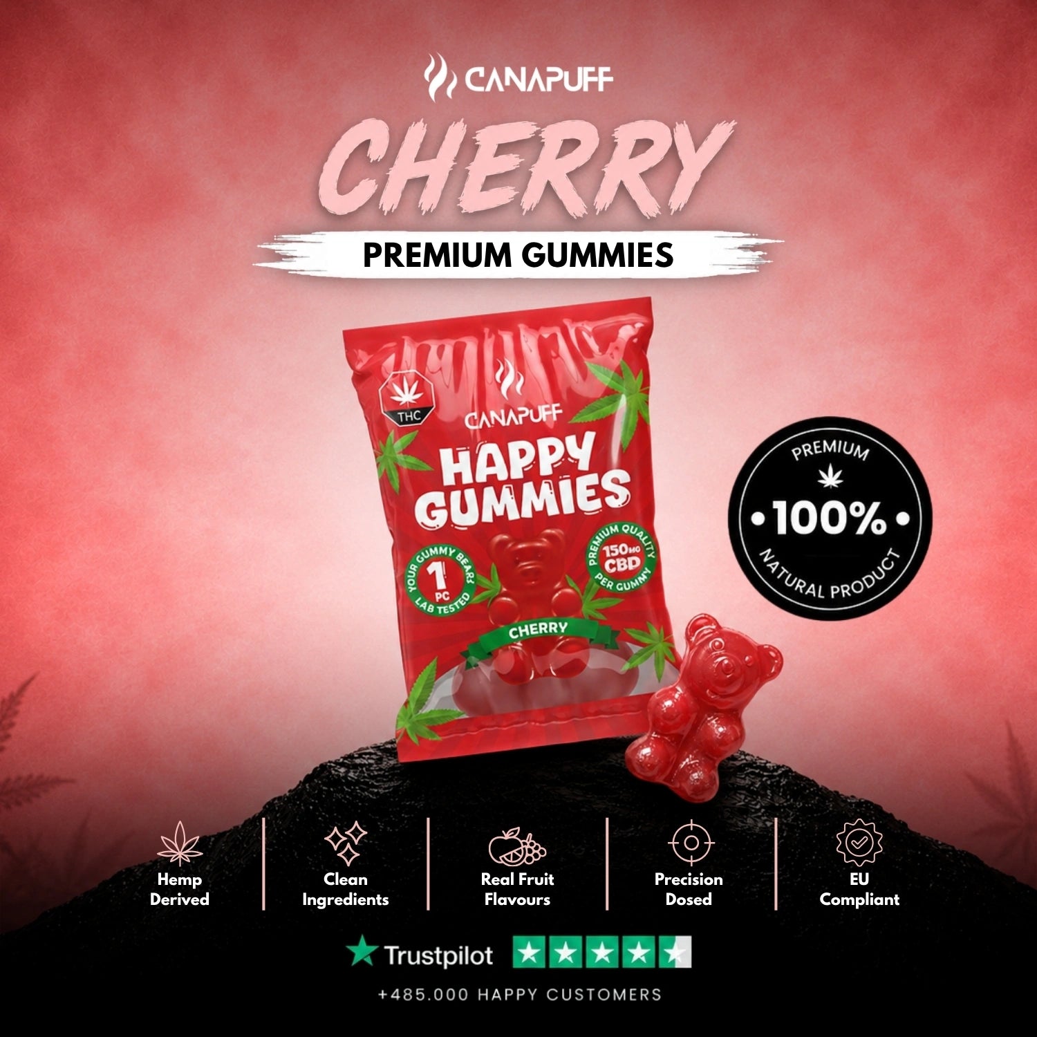 CBD Gomas Cereja