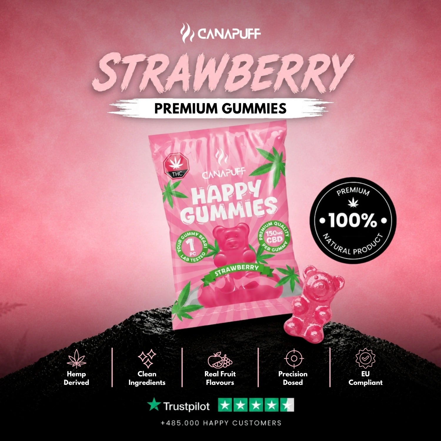 CBD Gomas Strawberry