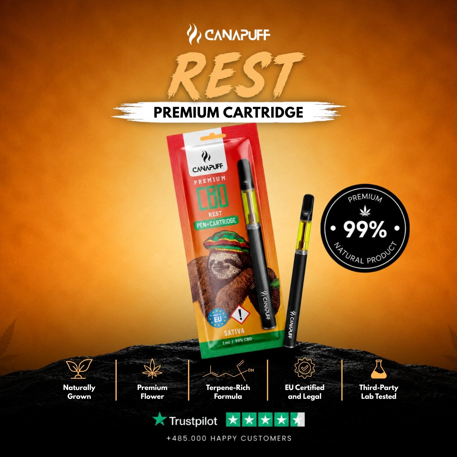 CBD Pen+Cartucho Restante 95%